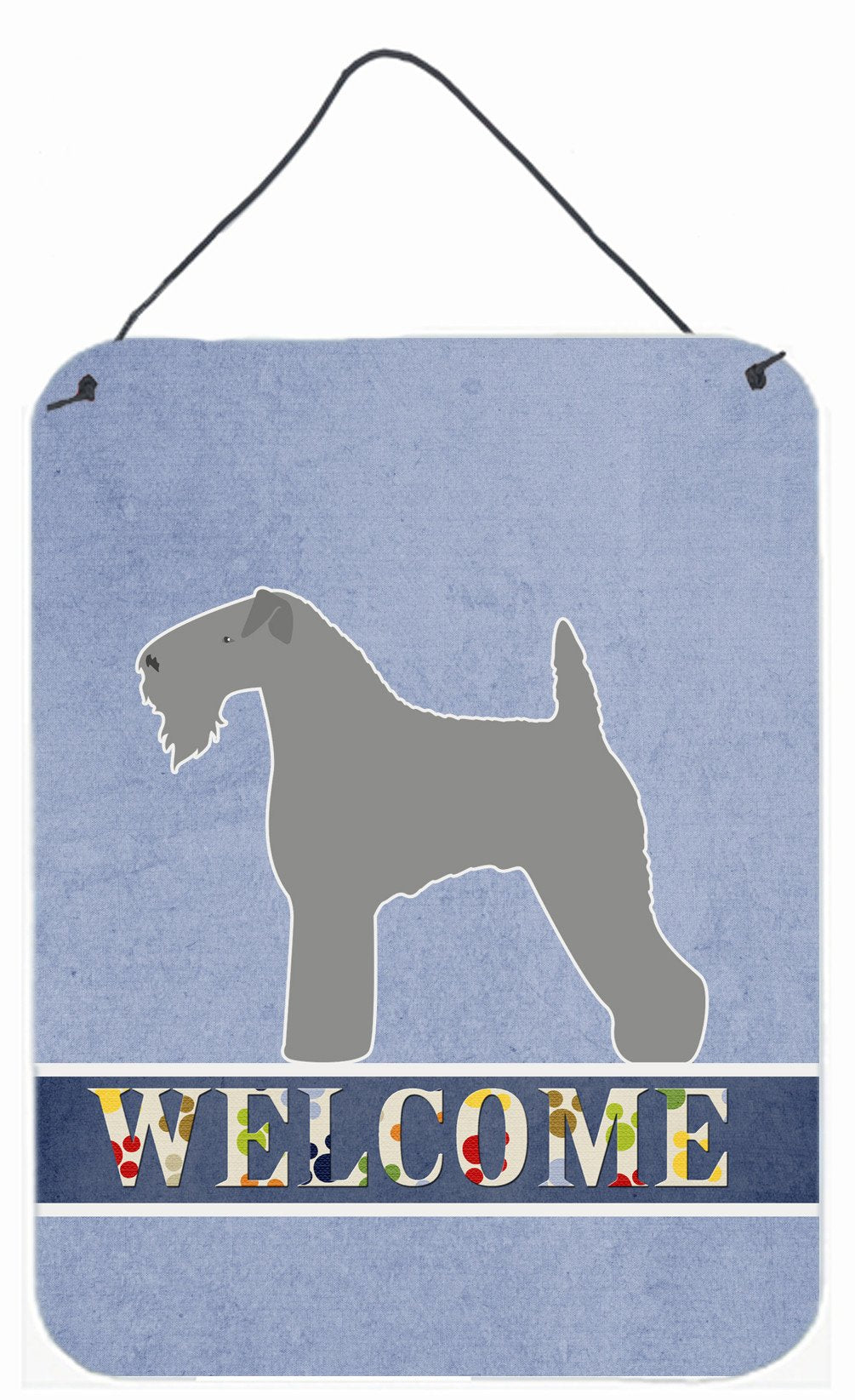 Kerry Blue Terrier Welcome Wall or Door Hanging Prints BB5496DS1216 by Caroline's Treasures