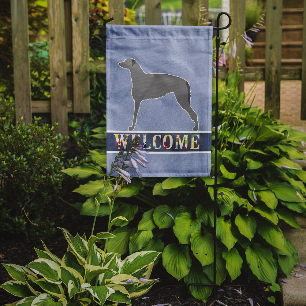 Scottish Deerhound Welcome Flag Garden Size BB5500GF