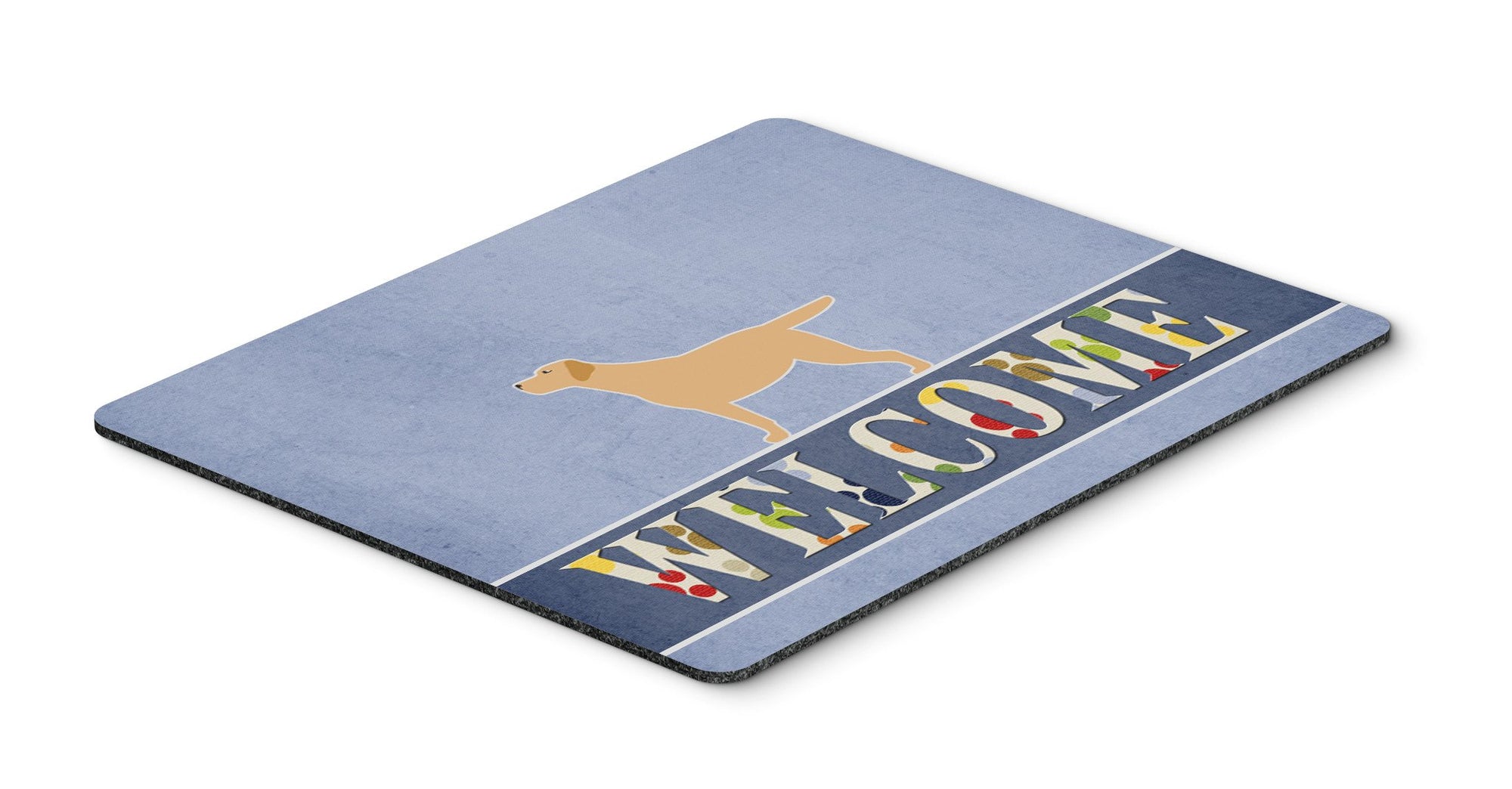 Yellow Labrador Retriever Welcome Mouse Pad, Hot Pad or Trivet BB5501MP by Caroline's Treasures