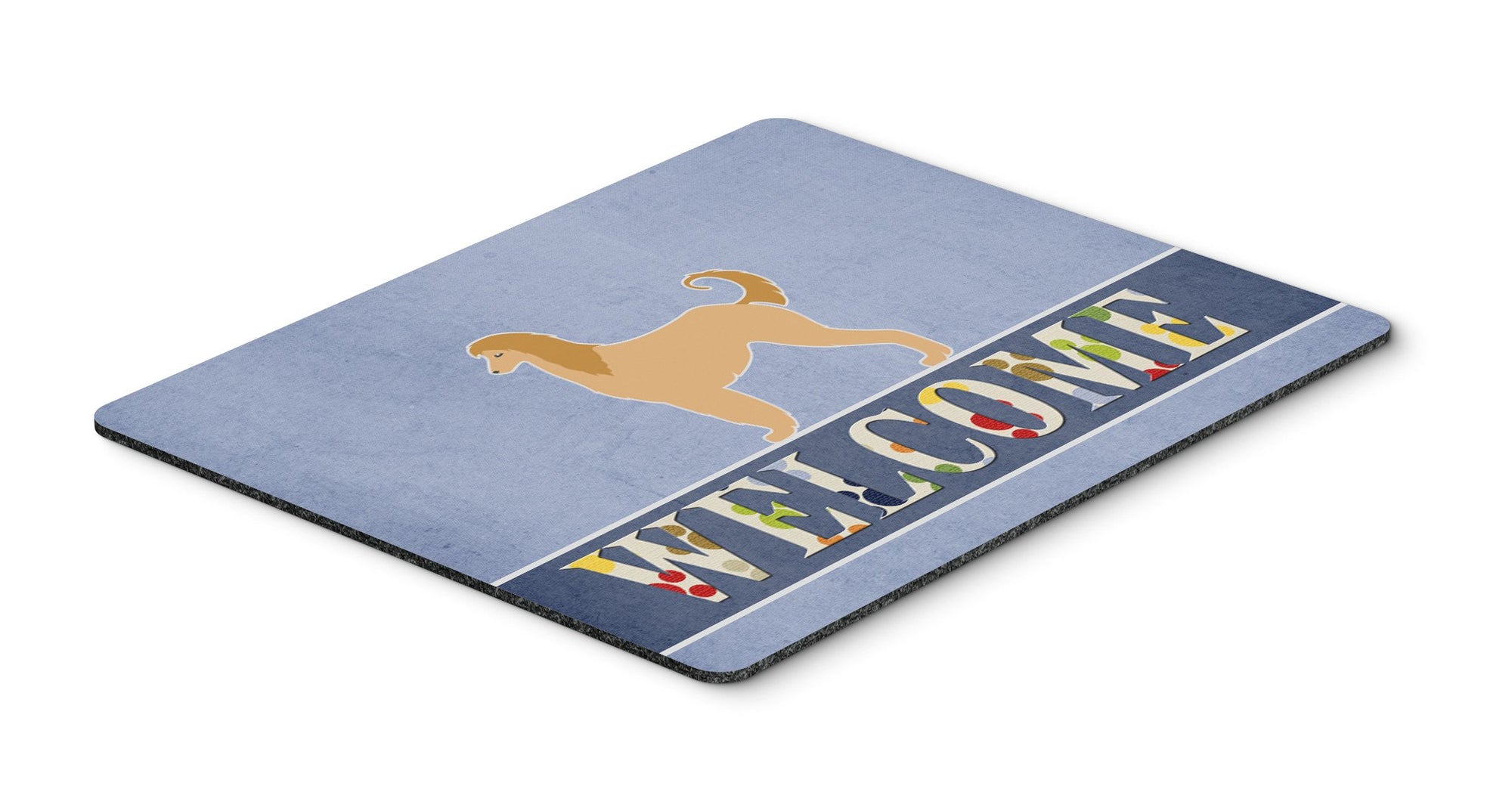Afghan Hound Welcome Mouse Pad, Hot Pad or Trivet BB5510MP by Caroline's Treasures