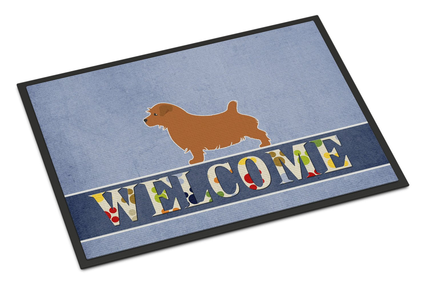 Norfolk Terrier Welcome Indoor or Outdoor Mat 24x36 BB5513JMAT by Caroline's Treasures