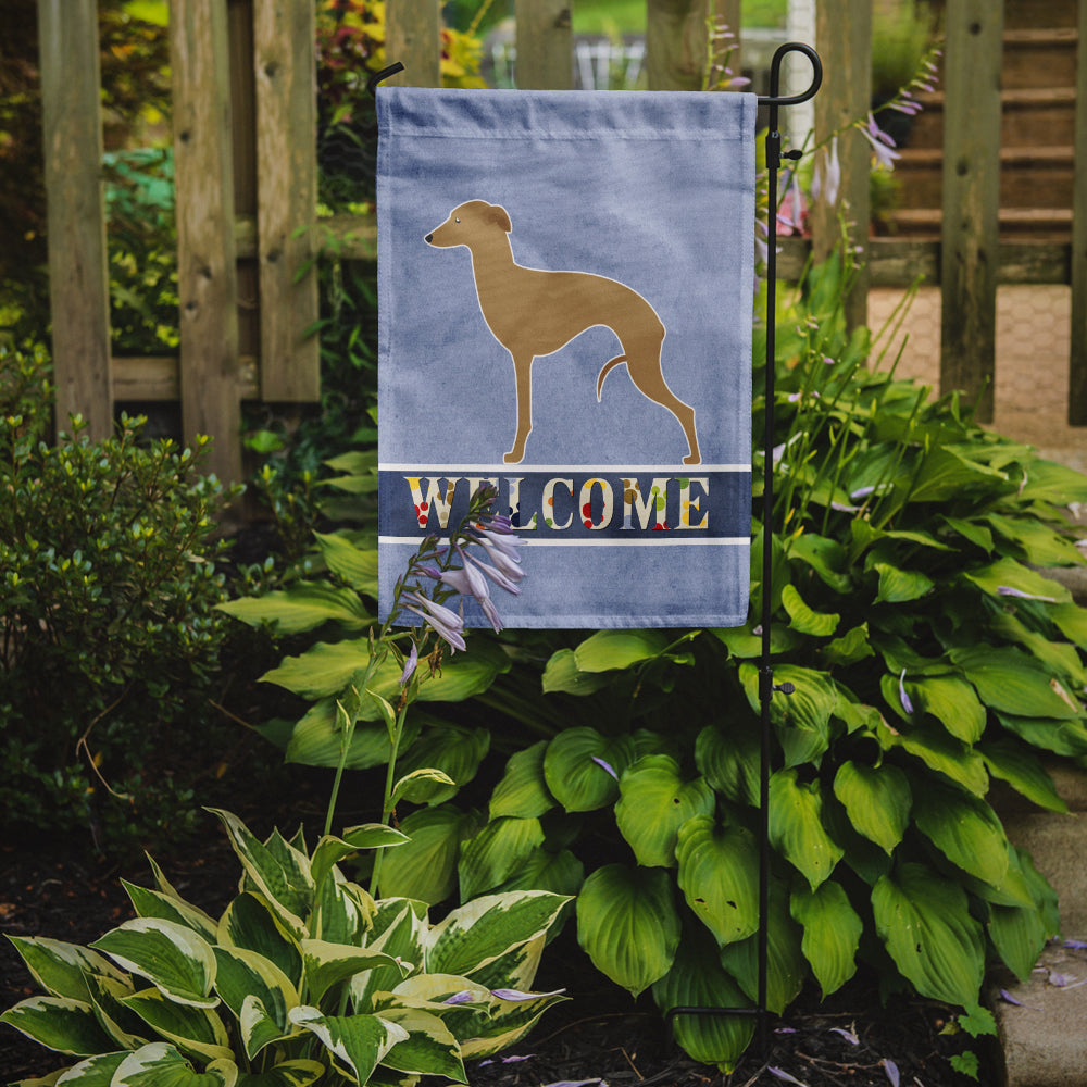 Italian Greyhound Welcome Flag Garden Size BB5518GF
