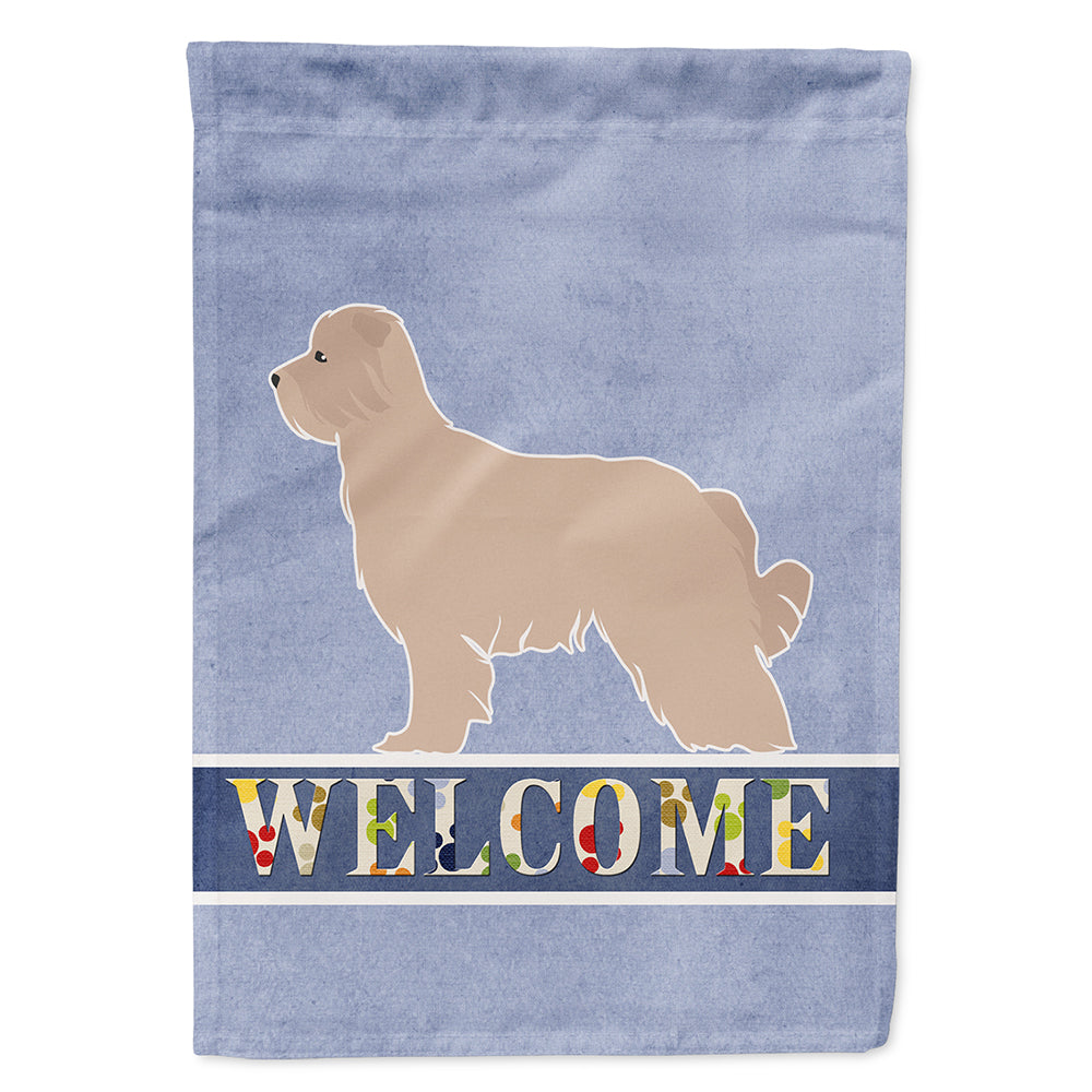 Pyrenean Shepherd Welcome Flag Canvas House Size BB5522CHF