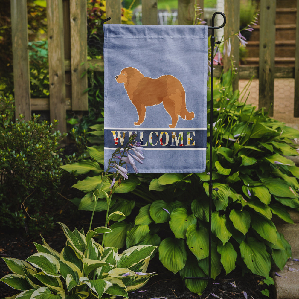 Caucasian Shepherd Dog Welcome Flag Garden Size BB5529GF
