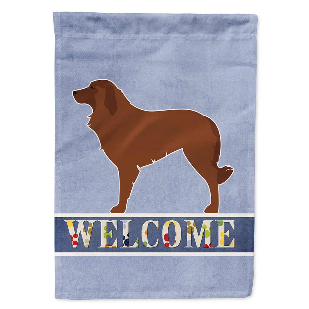 Portuguese Sheepdog Dog Welcome Flag Canvas House Size BB5535CHF