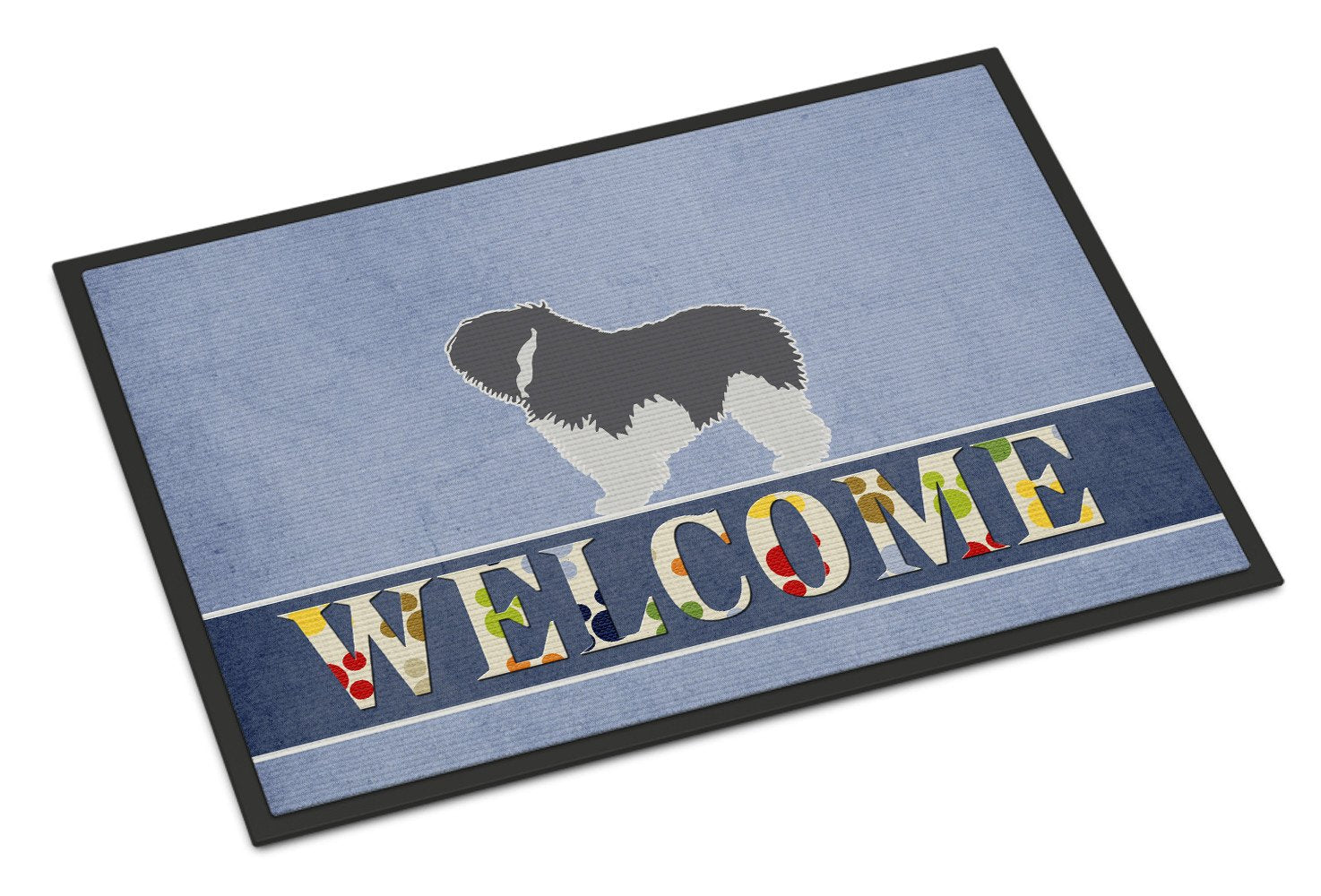 Polish Lowland Sheepdog Dog Welcome Indoor or Outdoor Mat 24x36 BB5536JMAT by Caroline's Treasures
