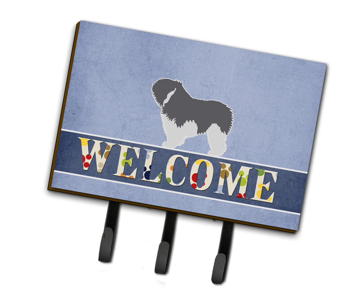 Polish Lowland Sheepdog Dog Welcome Leash or Key Holder BB5536TH68