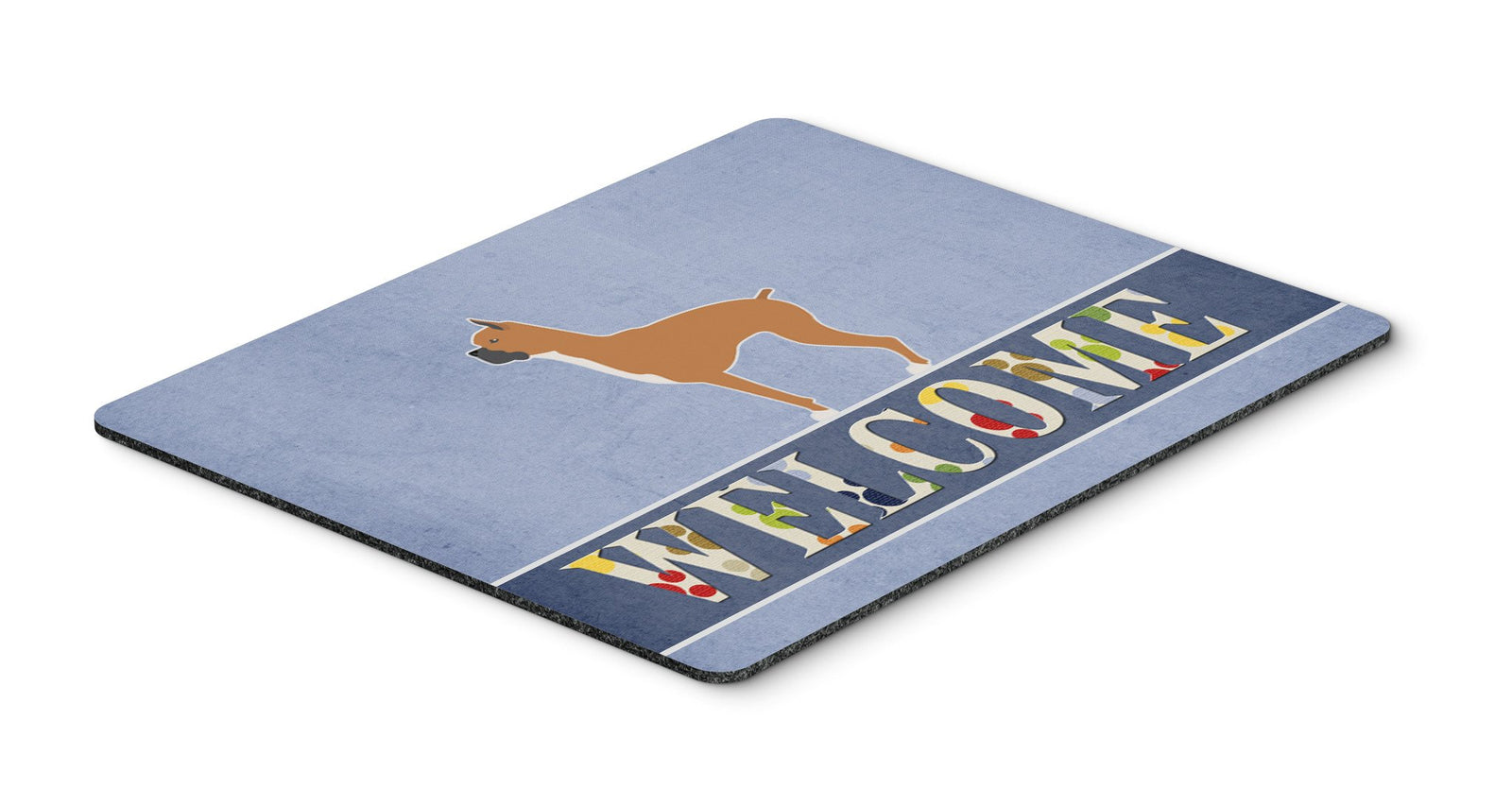 Boxer Welcome Mouse Pad, Hot Pad or Trivet BB5557MP by Caroline's Treasures
