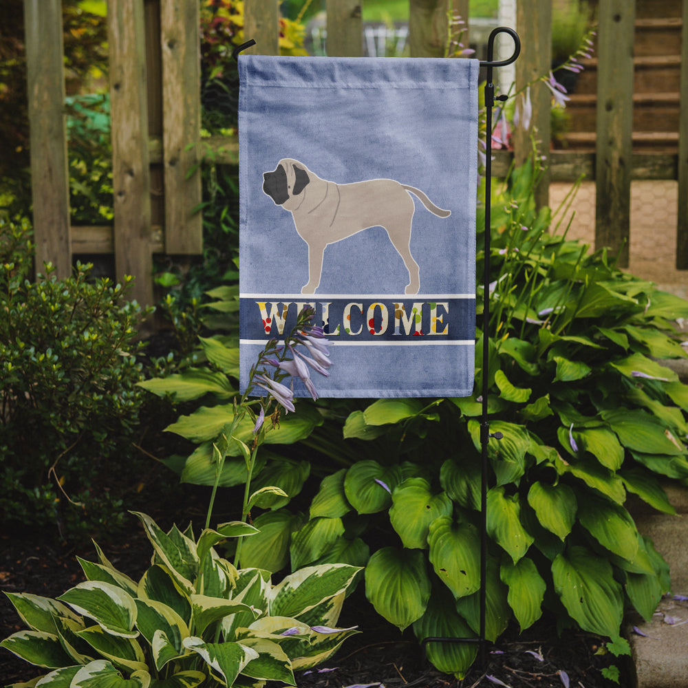 English Mastiff Welcome Flag Garden Size BB5560GF