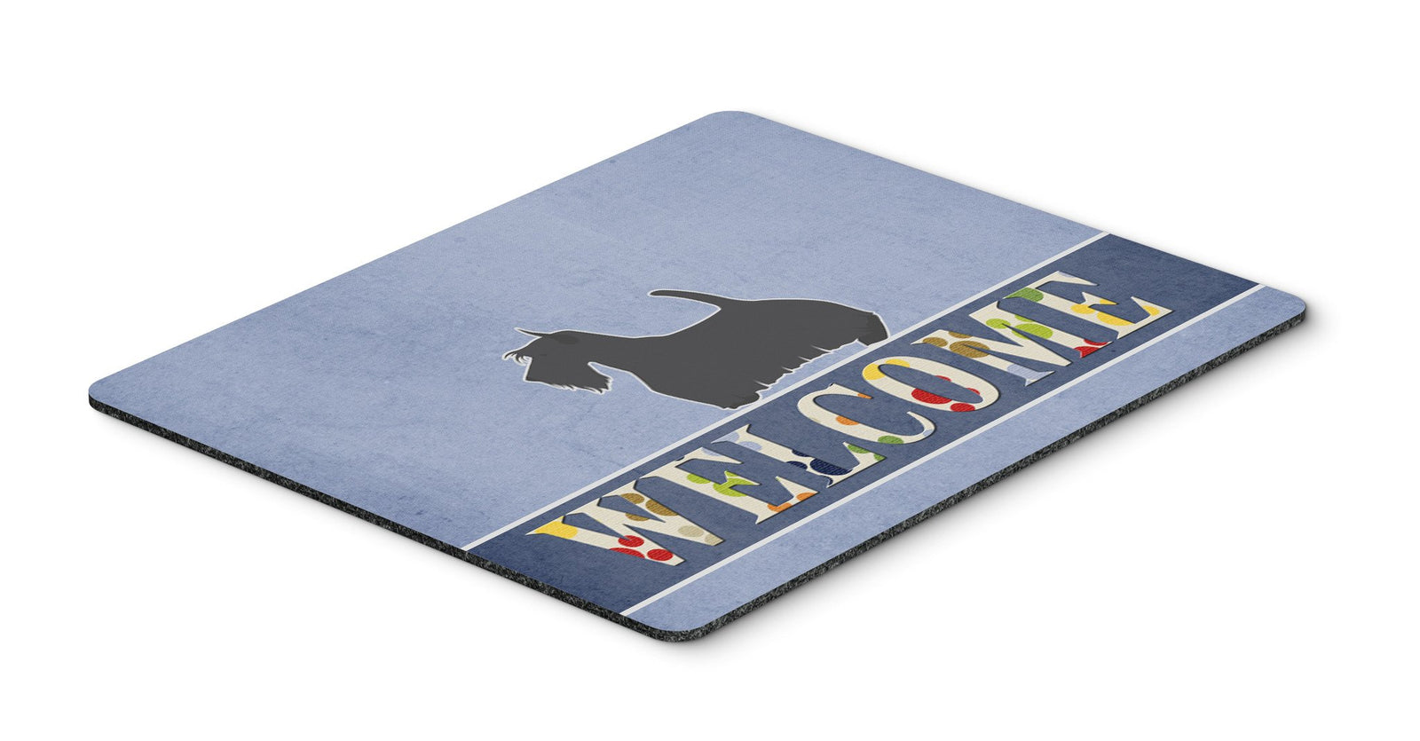 Scottish Terrier Welcome Mouse Pad, Hot Pad or Trivet BB5573MP by Caroline's Treasures