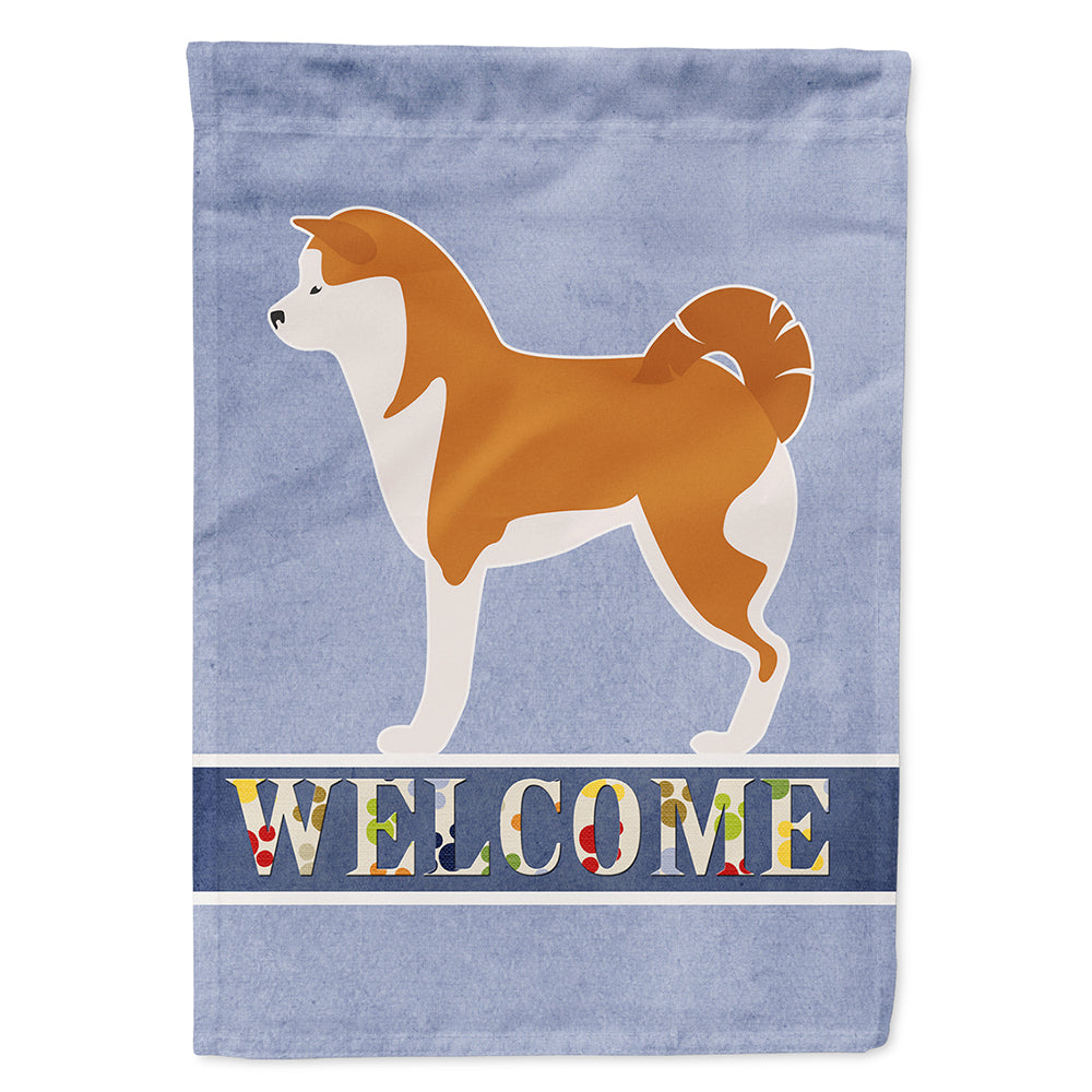 Akita Welcome Flag Canvas House Size BB5576CHF