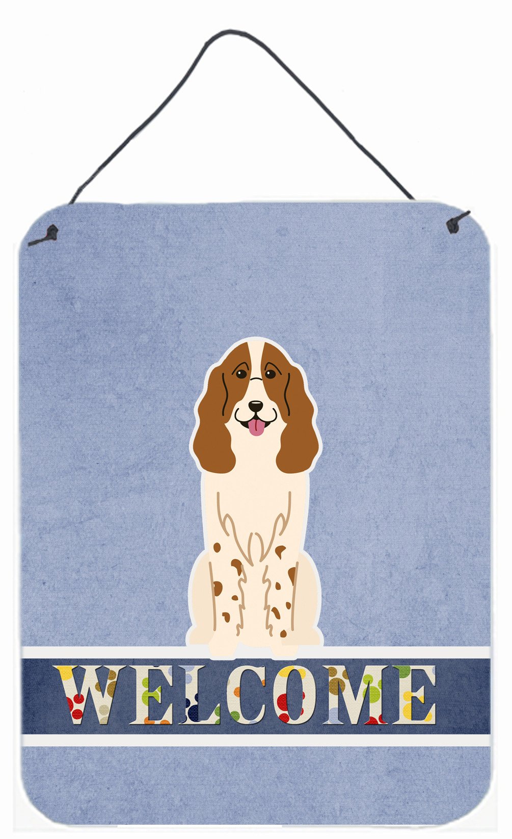 Russian Spaniel Welcome Wall or Door Hanging Prints BB5612DS1216 by Caroline's Treasures