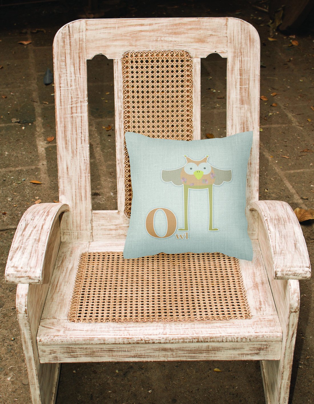 Alphabet O for Owl Fabric Decorative Pillow BB5740PW1818 by Caroline's Treasures