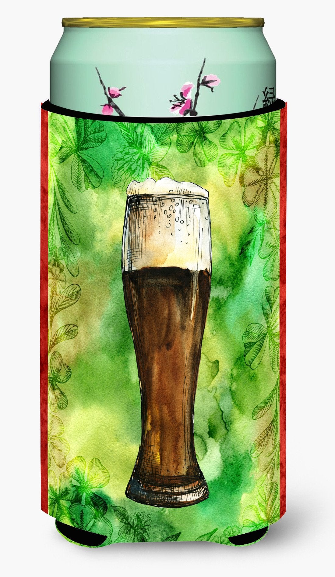 Irish Beer Dark Tall Boy Beverage Insulator Hugger BB5760TBC by Caroline's Treasures