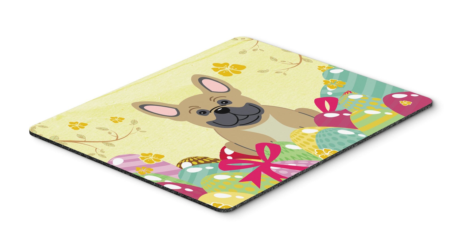 Easter Eggs French Bulldog Cream Mouse Pad, Hot Pad or Trivet BB6010MP by Caroline's Treasures