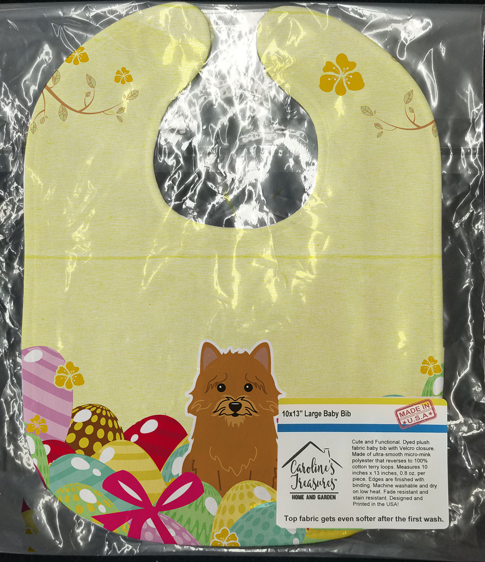 Easter Eggs Norwich Terrier Baby Bib - the-store.com