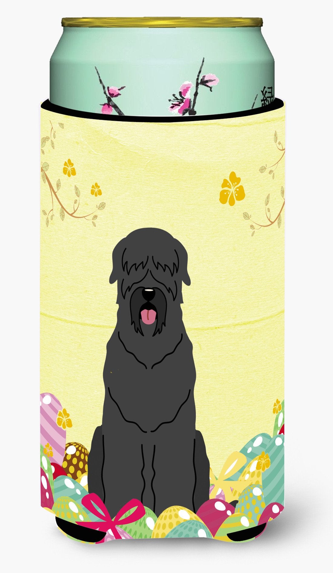 Easter Eggs Black Russian Terrier Tall Boy Beverage Insulator Hugger BB6026TBC by Caroline's Treasures
