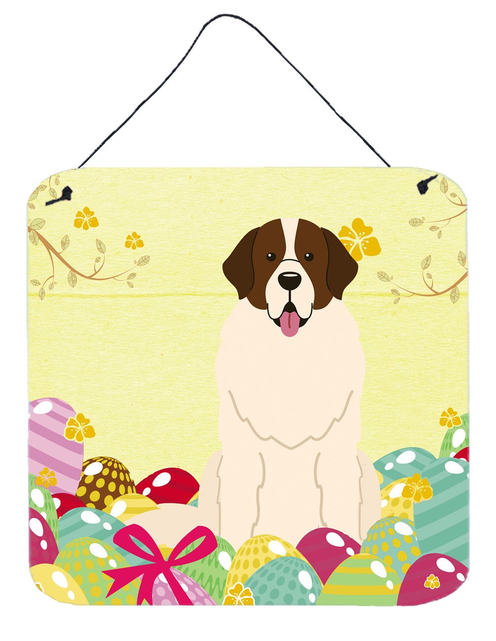 Easter Eggs Moscow Watchdog Wall or Door Hanging Prints BB6027DS66 by Caroline's Treasures