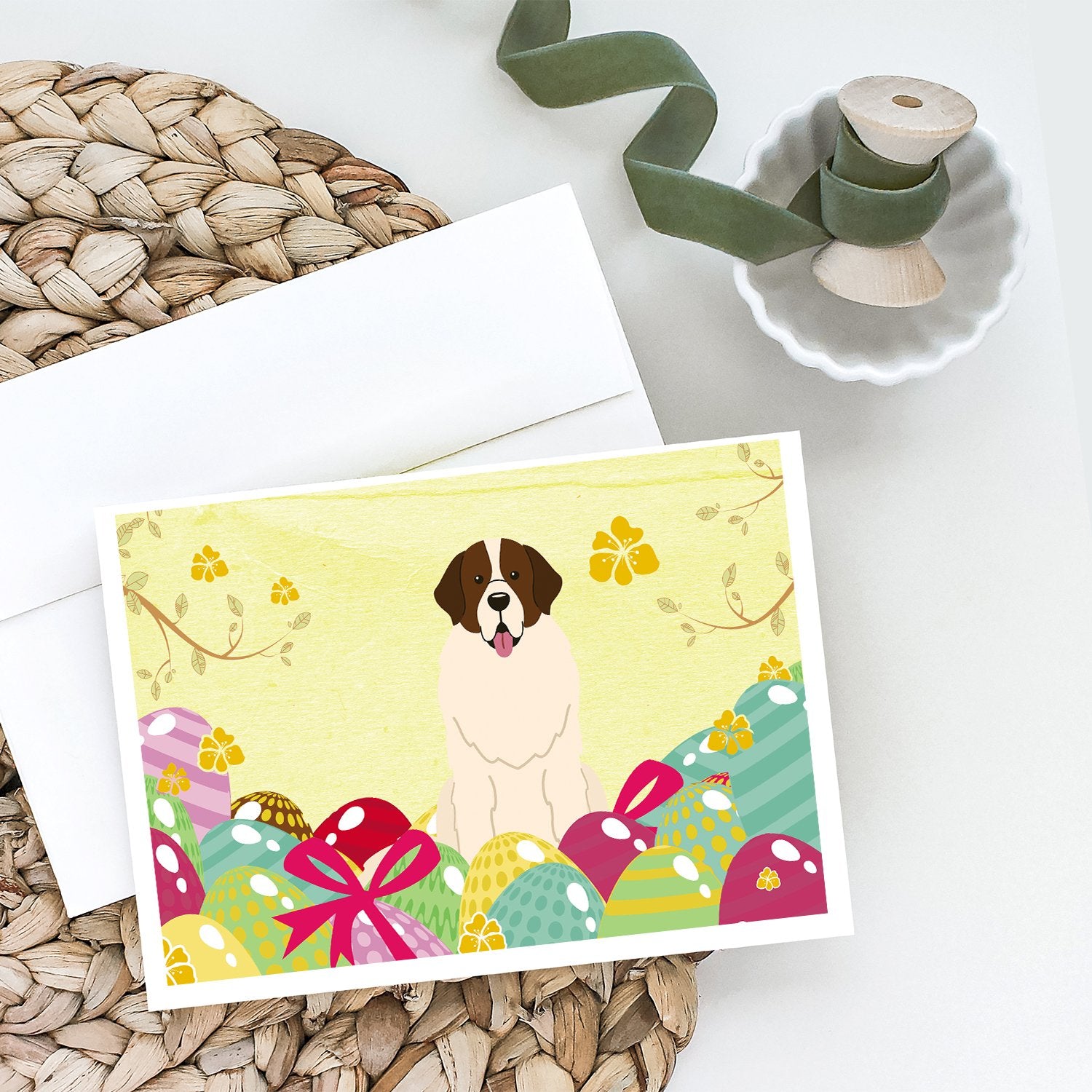 Easter Eggs Moscow Watchdog Greeting Cards and Envelopes Pack of 8 - the-store.com