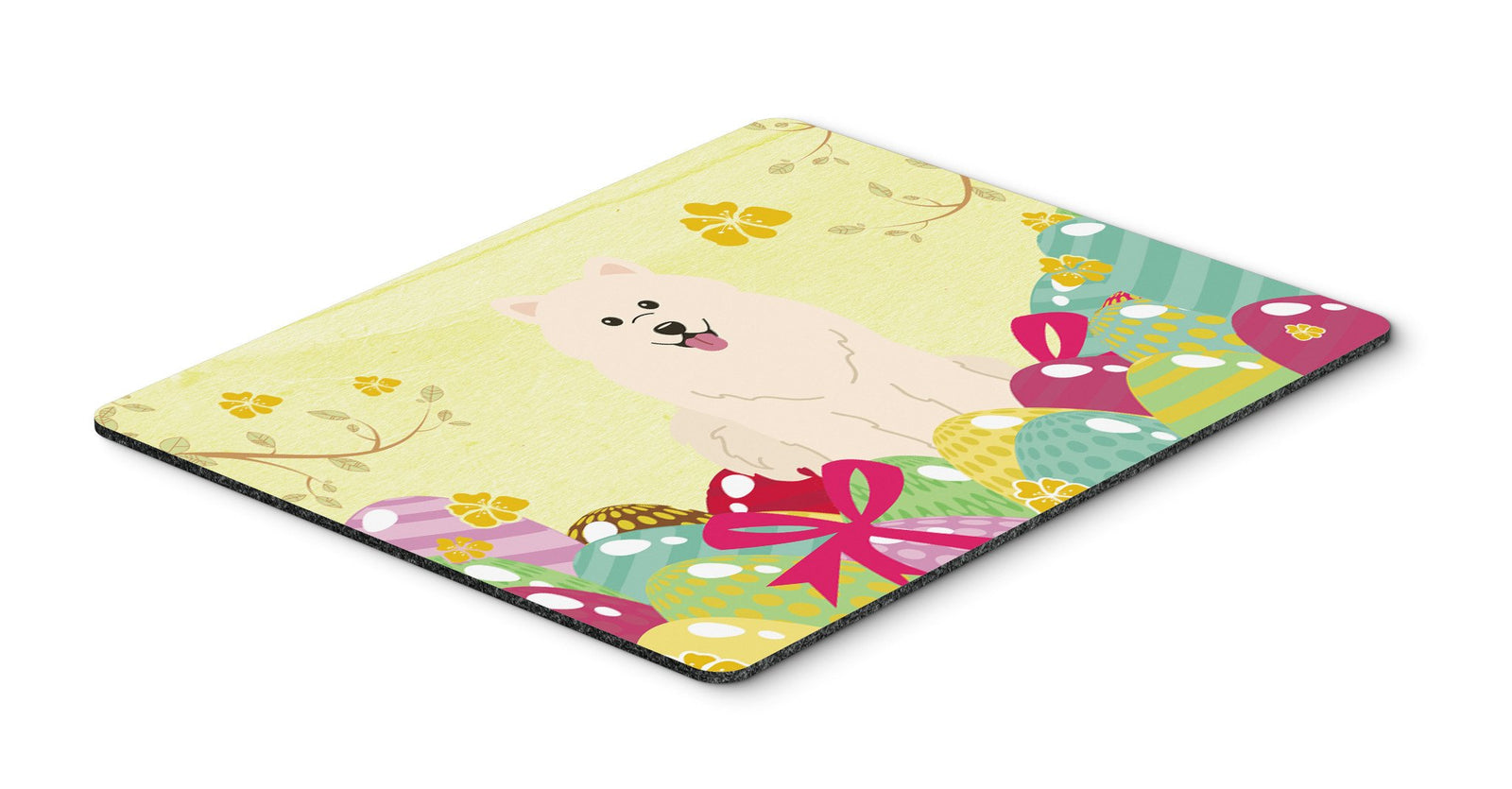 Easter Eggs Samoyed Mouse Pad, Hot Pad or Trivet BB6030MP by Caroline's Treasures