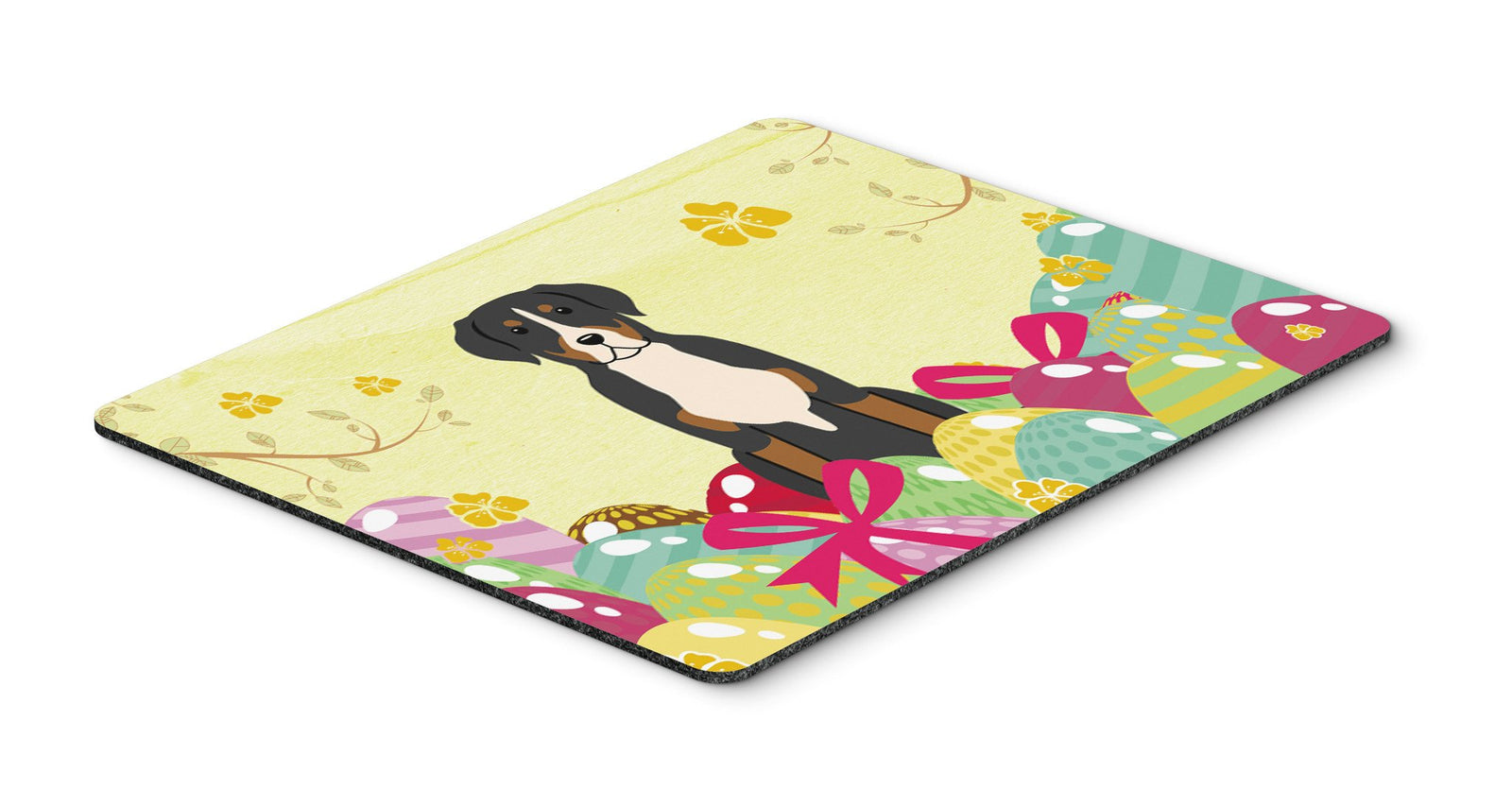 Easter Eggs Greater Swiss Mountain Dog Mouse Pad, Hot Pad or Trivet BB6037MP by Caroline's Treasures