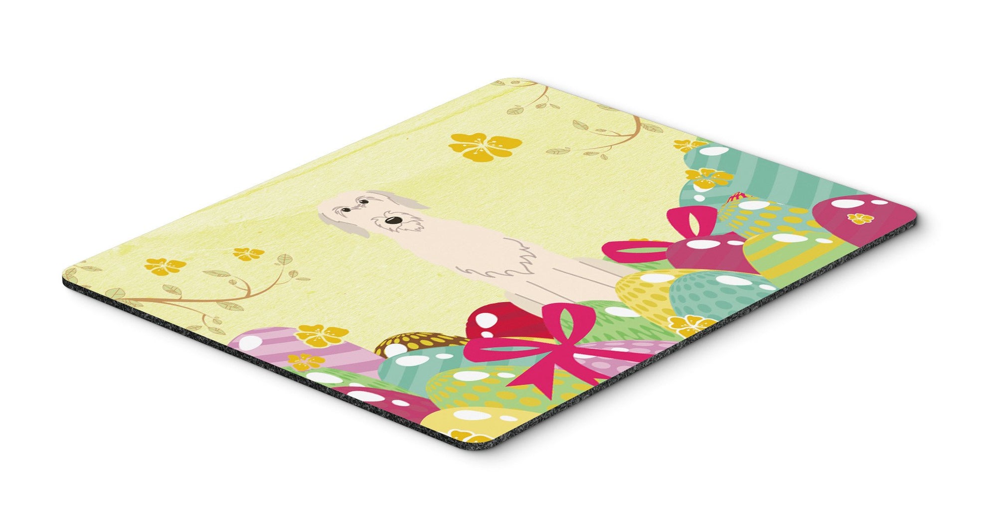 Easter Eggs Irish Wolfhound Mouse Pad, Hot Pad or Trivet BB6065MP by Caroline's Treasures
