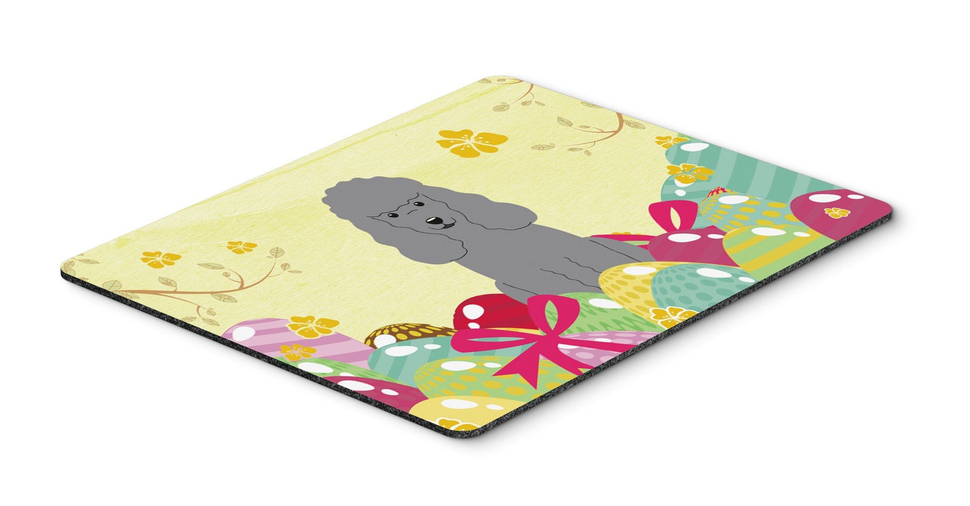 Easter Eggs Poodle Silver Mouse Pad, Hot Pad or Trivet BB6068MP by Caroline's Treasures