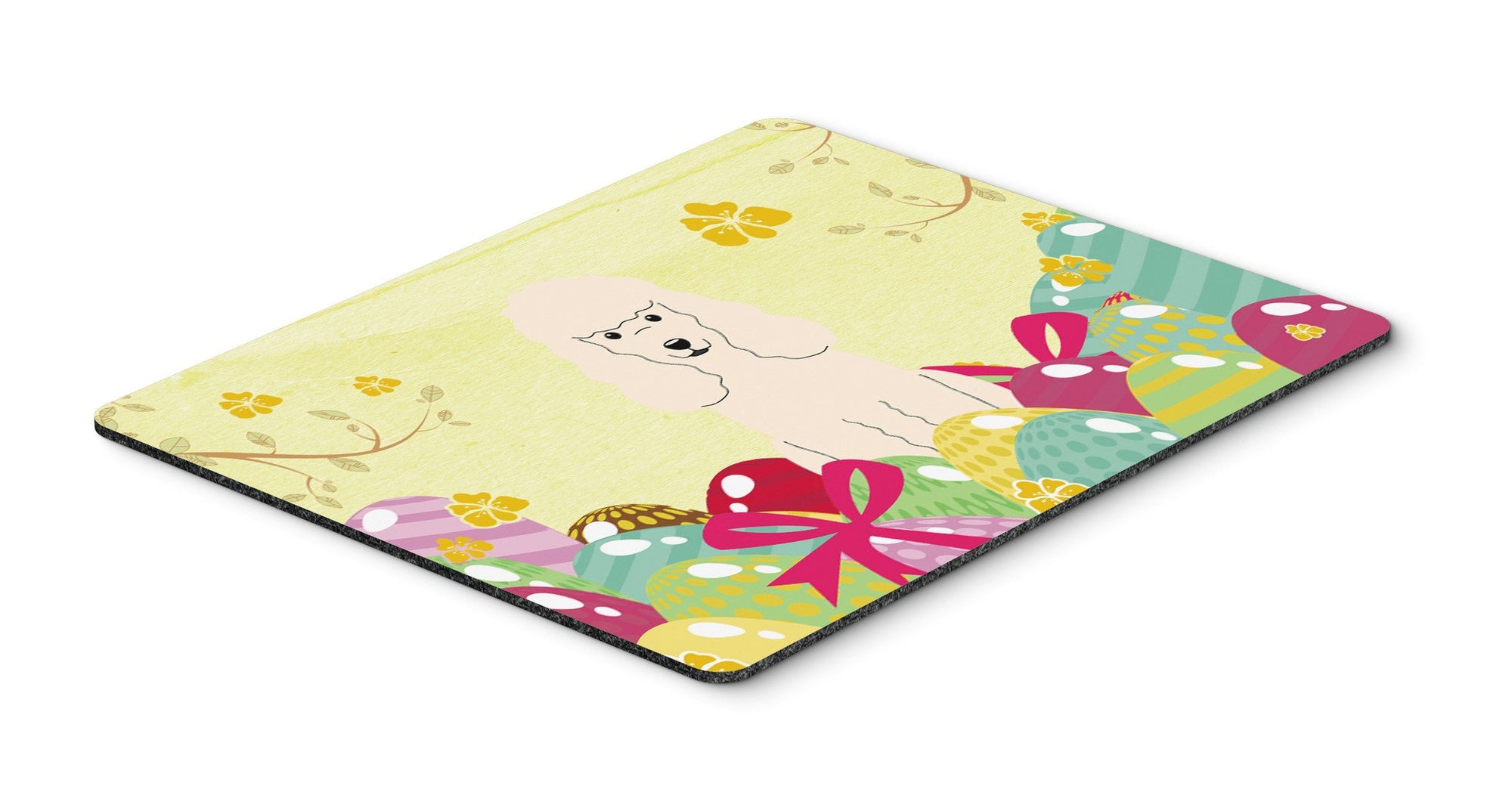 Easter Eggs Poodle White Mouse Pad, Hot Pad or Trivet BB6070MP by Caroline's Treasures