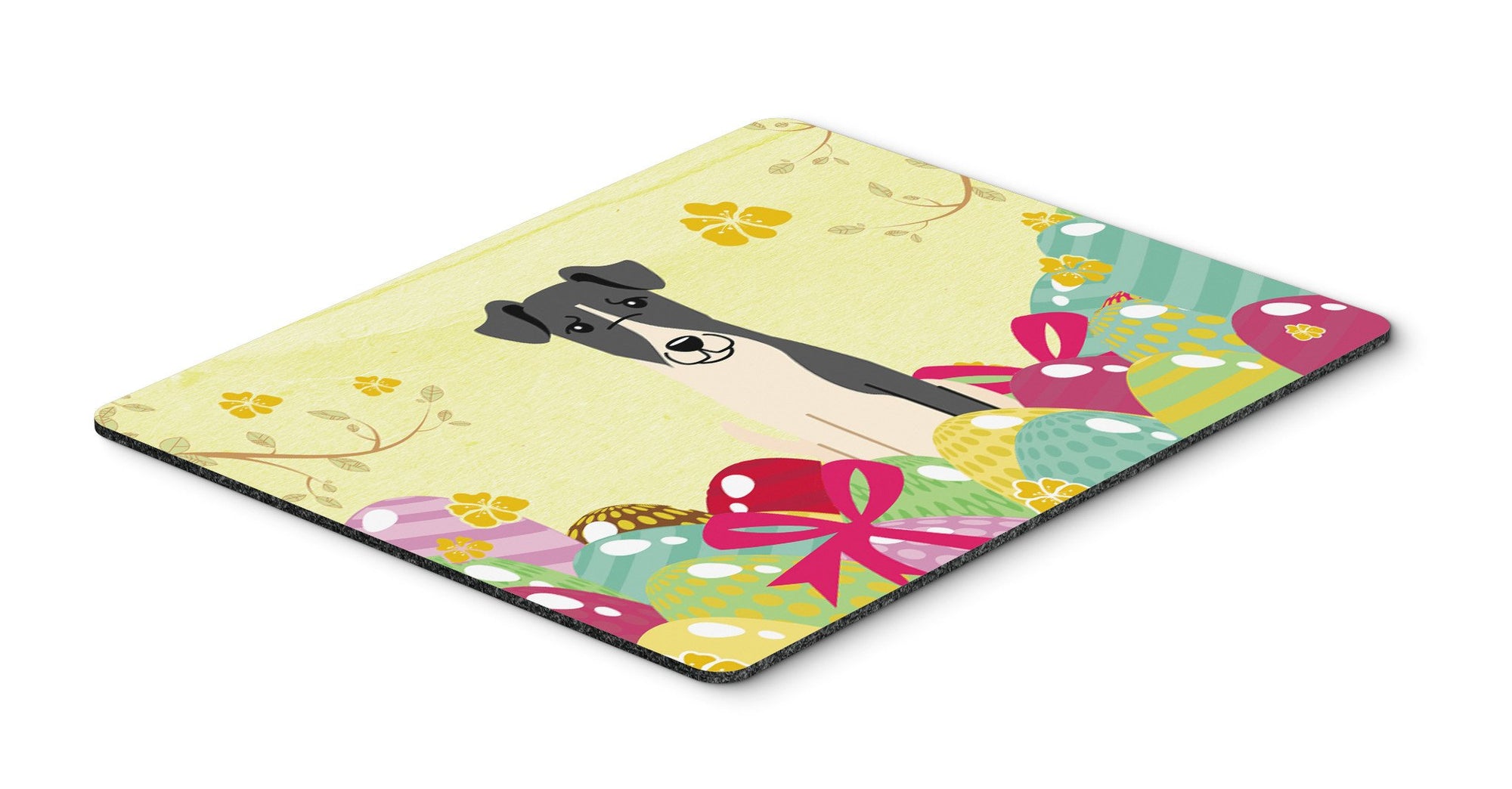 Easter Eggs Smooth Fox Terrier Mouse Pad, Hot Pad or Trivet BB6098MP by Caroline's Treasures