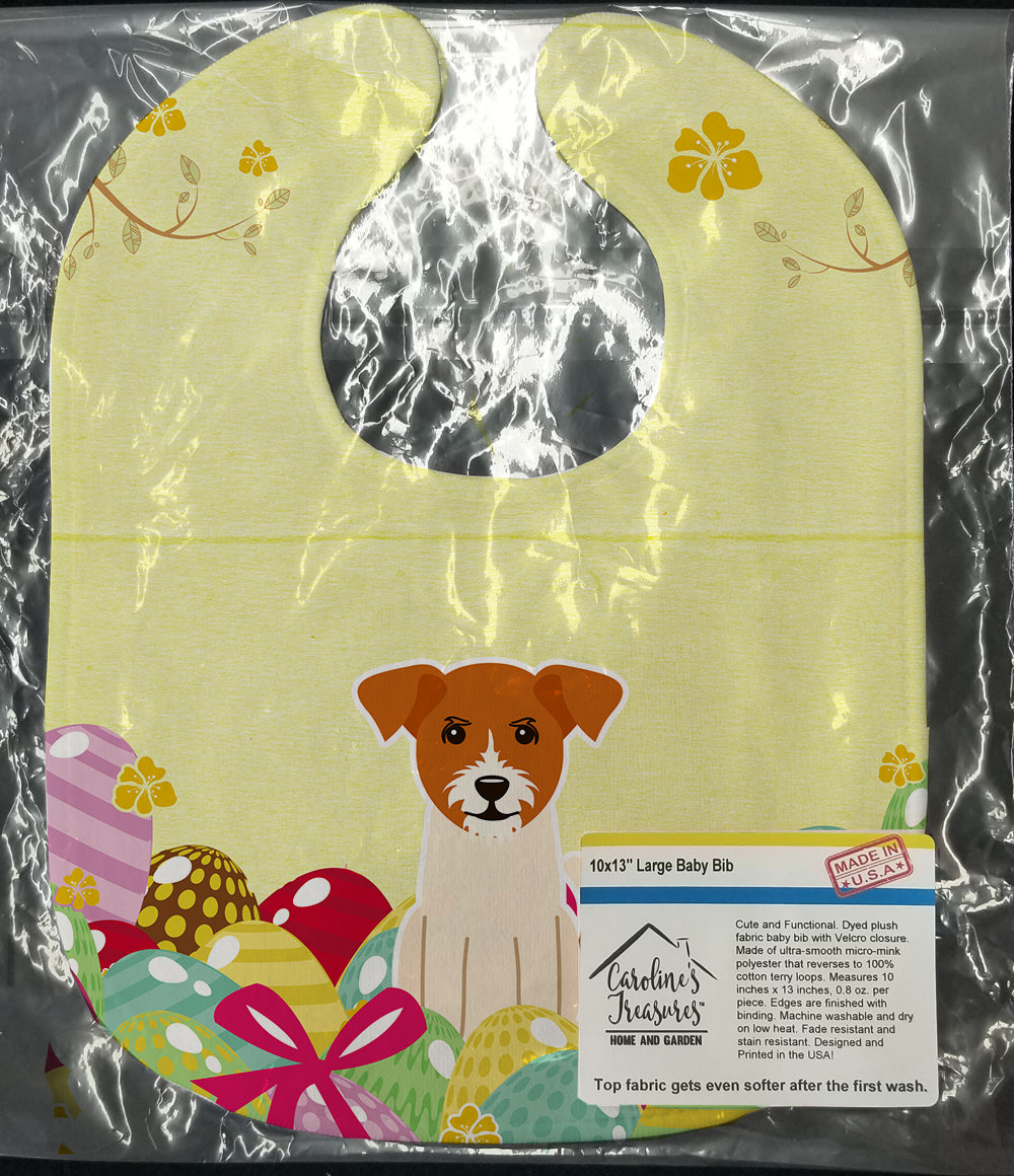 Easter Eggs Jack Russell Terrier Baby Bib BB6108BIB - the-store.com