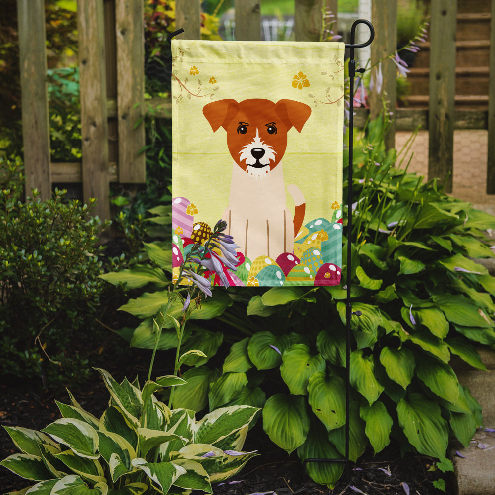 Easter Eggs Jack Russell Terrier Flag Garden Size BB6108GF