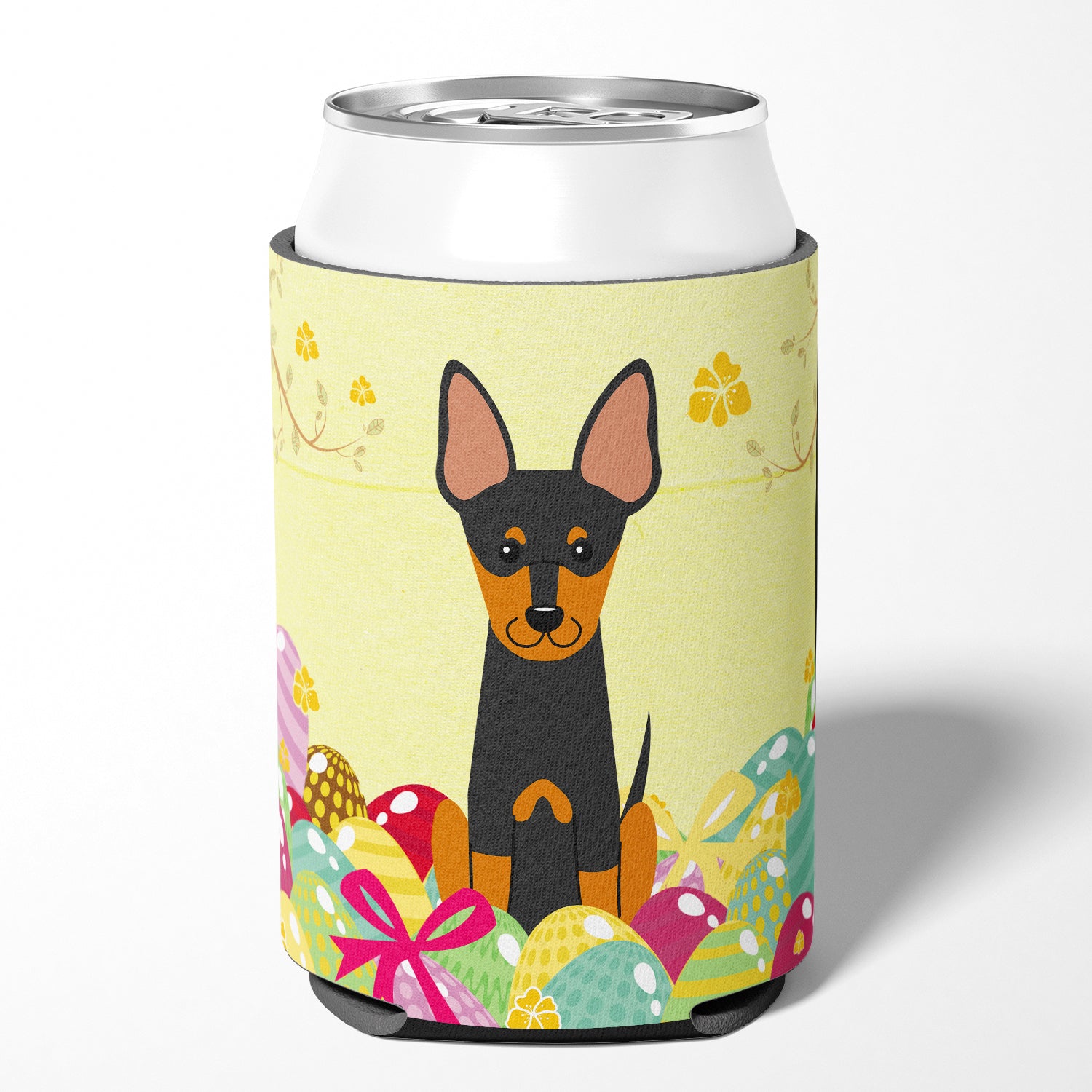 Easter Eggs English Toy Terrier Can or Bottle Hugger BB6109CC