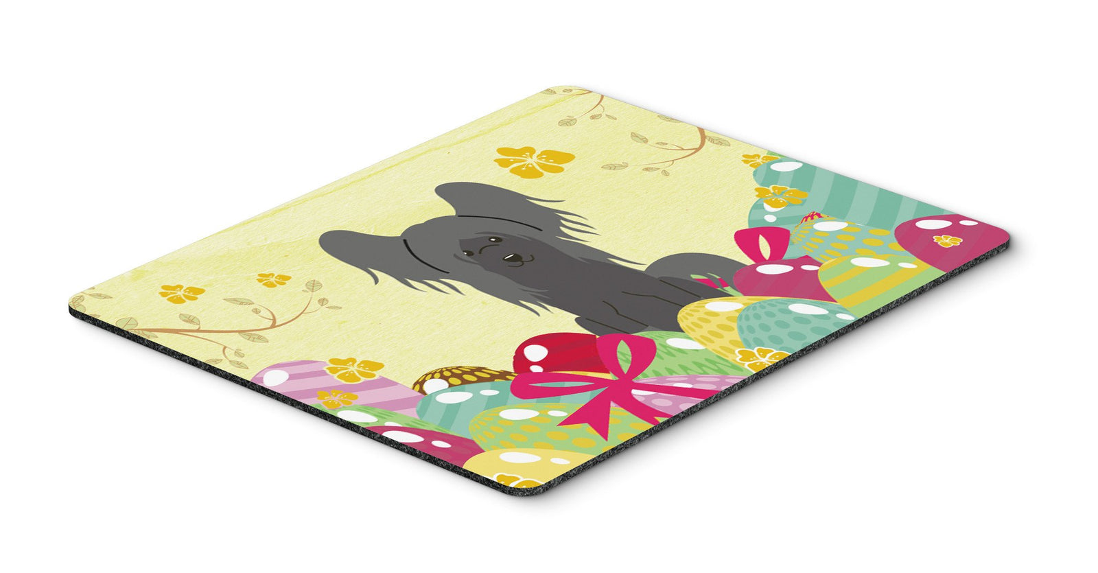 Easter Eggs Chinese Crested Black Mouse Pad, Hot Pad or Trivet BB6112MP by Caroline's Treasures