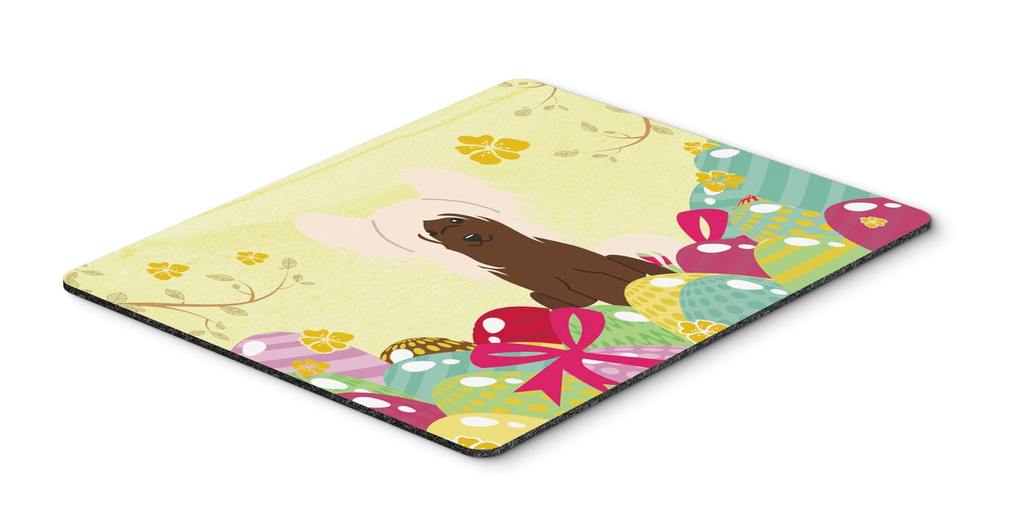 Easter Eggs Chinese Crested Cream Mouse Pad, Hot Pad or Trivet BB6113MP by Caroline's Treasures