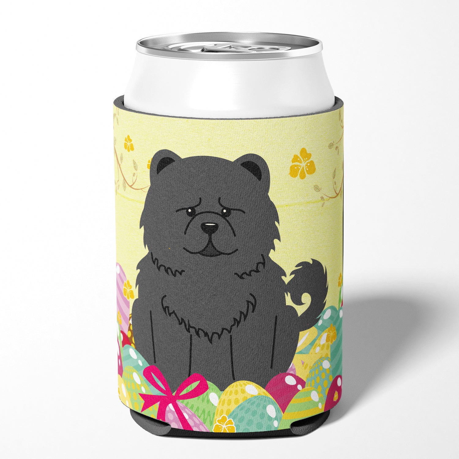 Easter Eggs Chow Chow Black Can or Bottle Hugger BB6143CC