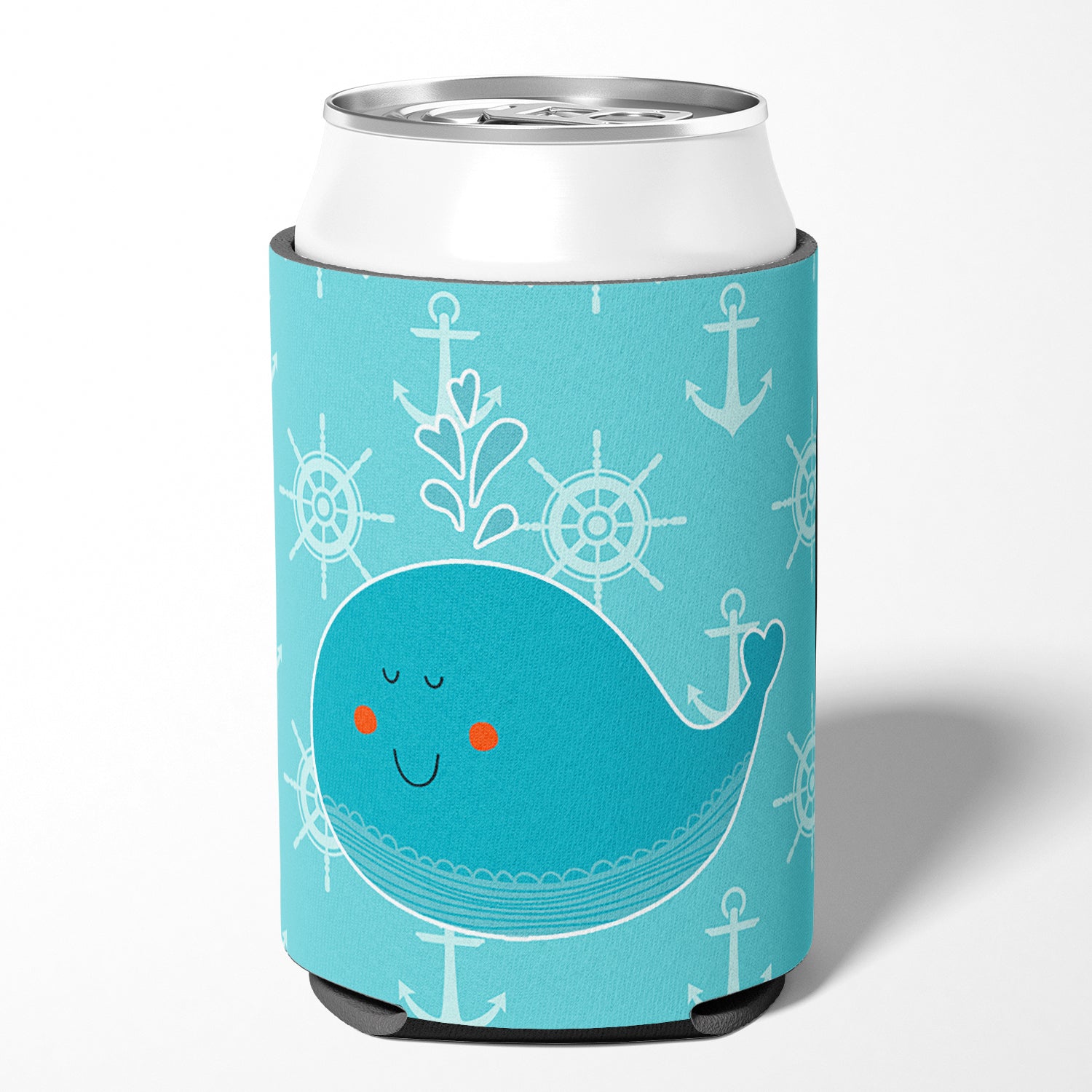Whale with Anchors Can or Bottle Hugger BB6765CC