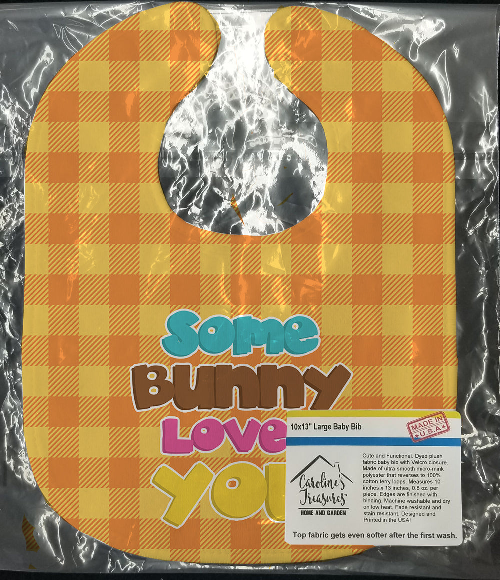 Easter Some Bunny Loves You Baby Bib BB6902BIB - the-store.com