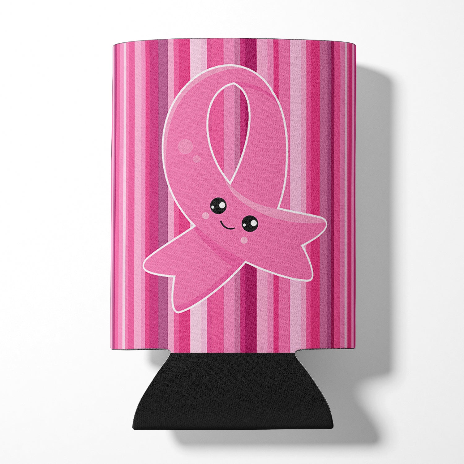 Breast Cancer Awareness Ribbon Face Can or Bottle Hugger BB6978CC