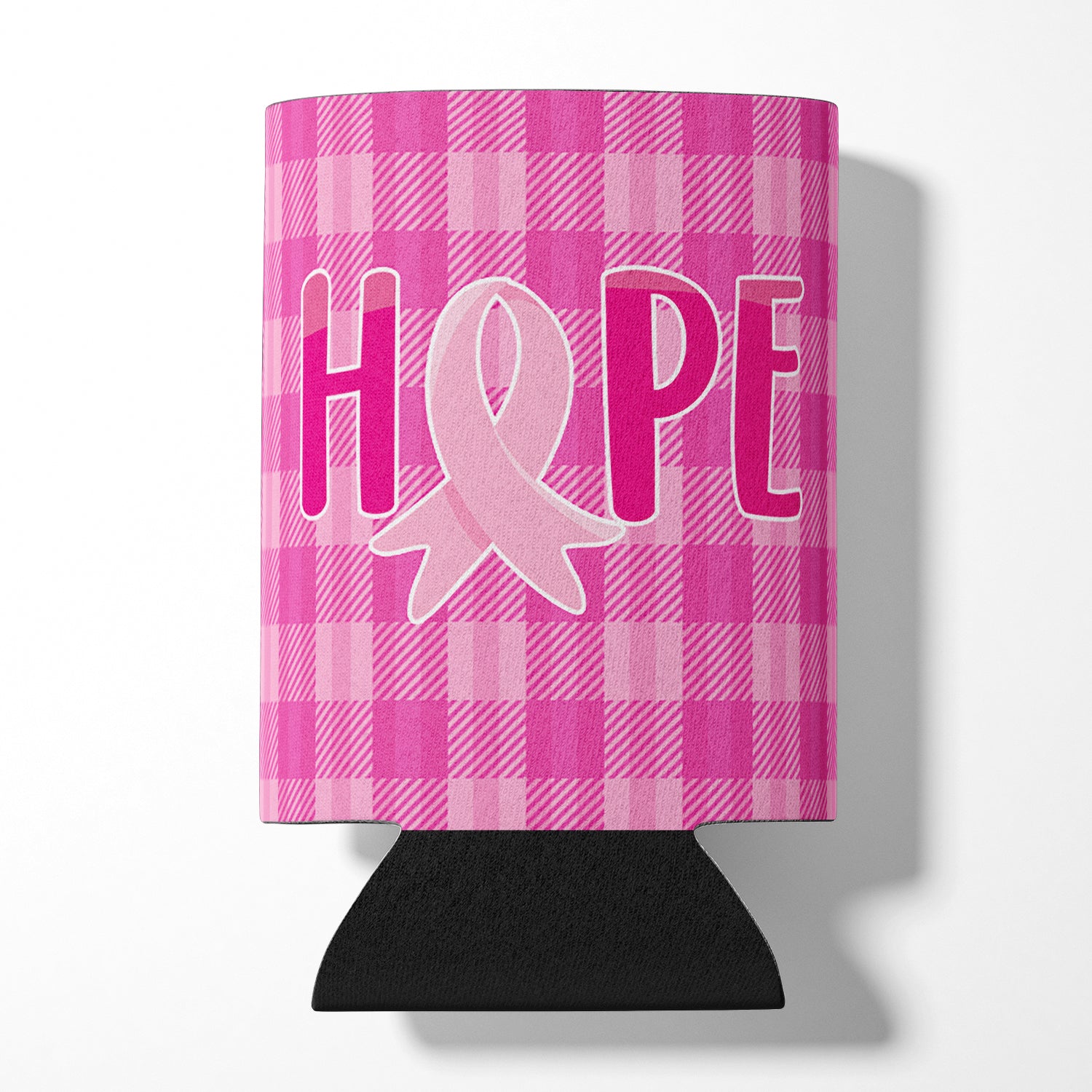 Breast Cancer Awareness Ribbon Hope Can or Bottle Hugger BB6981CC