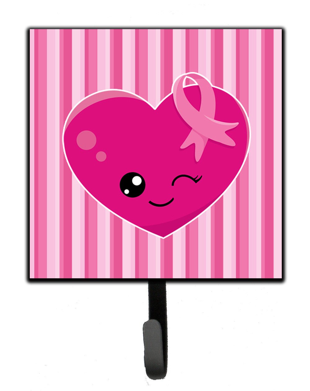 Breast Cancer Awareness Ribbon Heart Leash or Key Holder BB6982SH4 by Caroline&#39;s Treasures