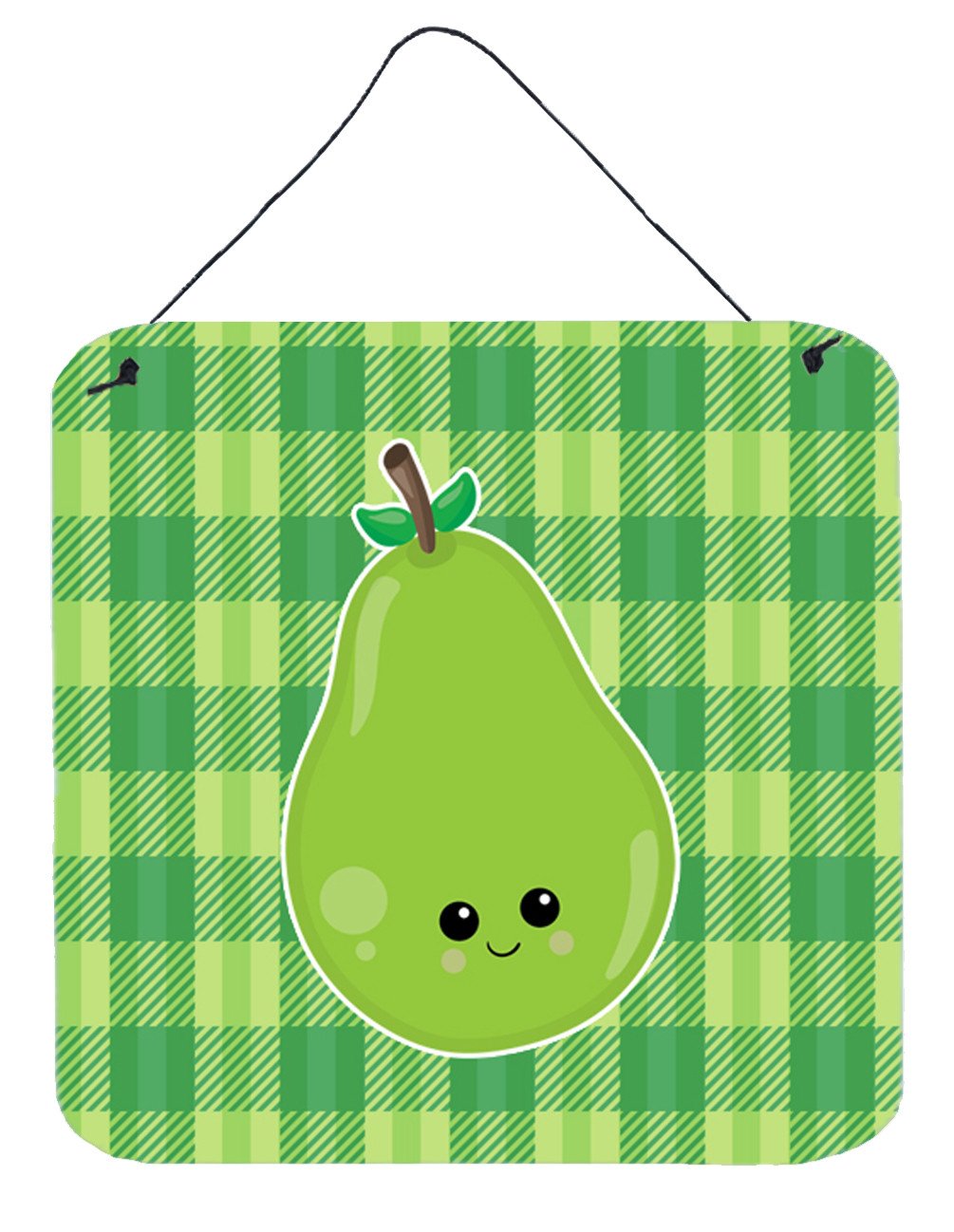 Pear Face Wall or Door Hanging Prints BB6986DS66 by Caroline's Treasures