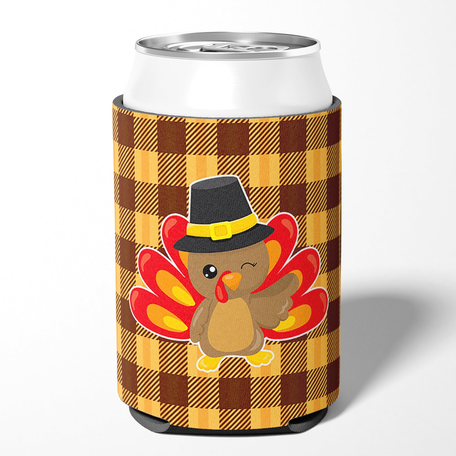 Thanksgiving Turkey Wink Can or Bottle Hugger BB7114CC