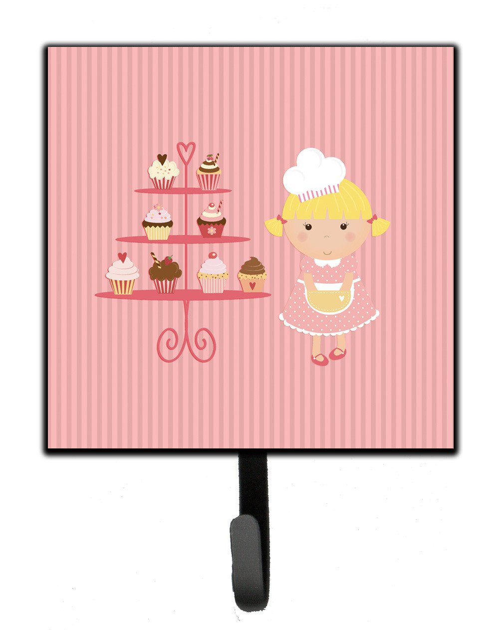 Cupcake Baker Blonde Pink Leash or Key Holder BB7260SH4 by Caroline&#39;s Treasures