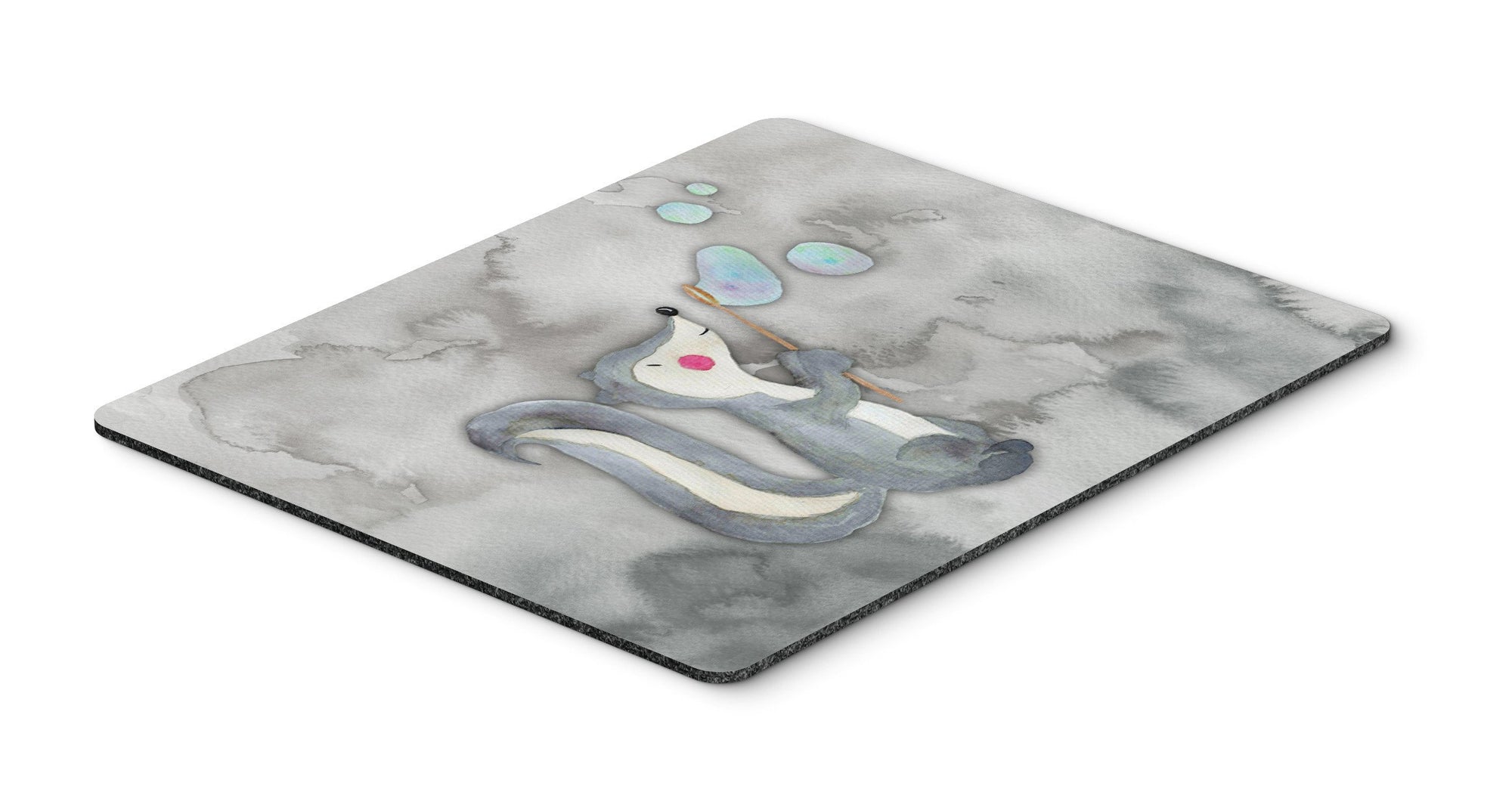 Skunk and Bubbles Watercolor Mouse Pad, Hot Pad or Trivet BB7352MP by Caroline's Treasures