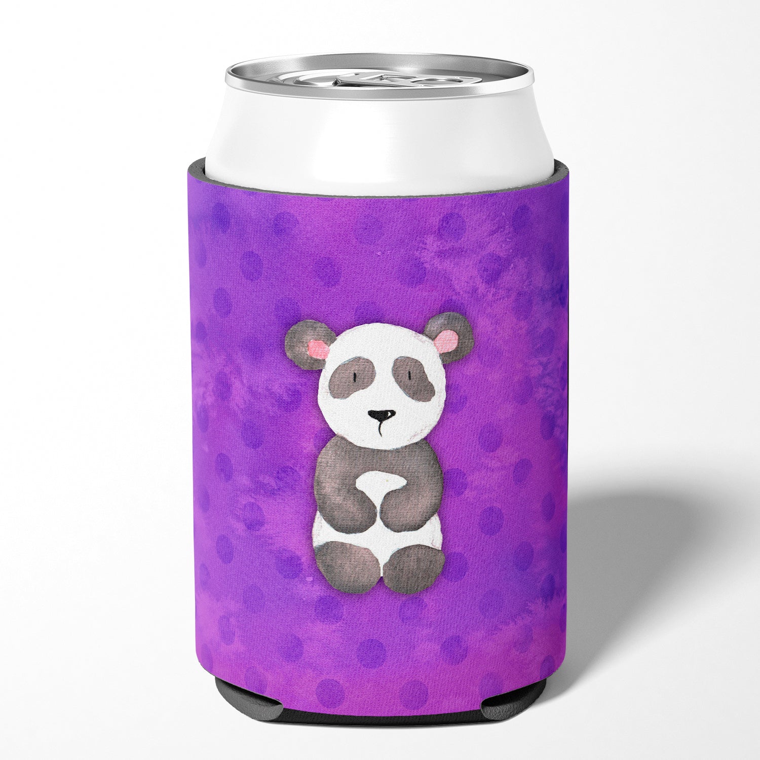 Polkadot Panda Bear Watercolor Can or Bottle Hugger BB7375CC