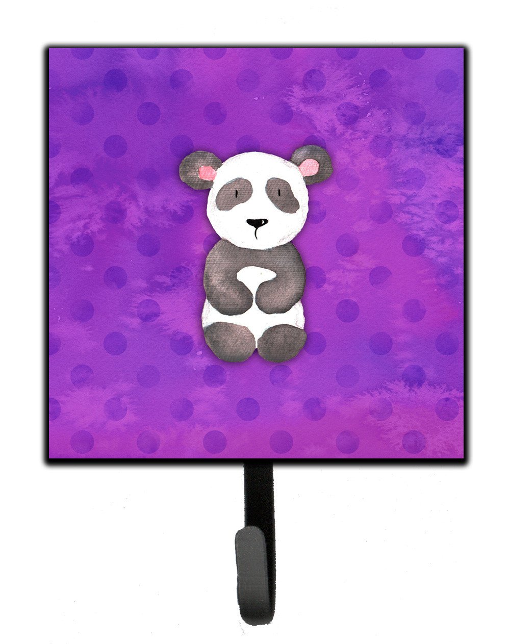 Polkadot Panda Bear Watercolor Leash or Key Holder BB7375SH4 by Caroline's Treasures