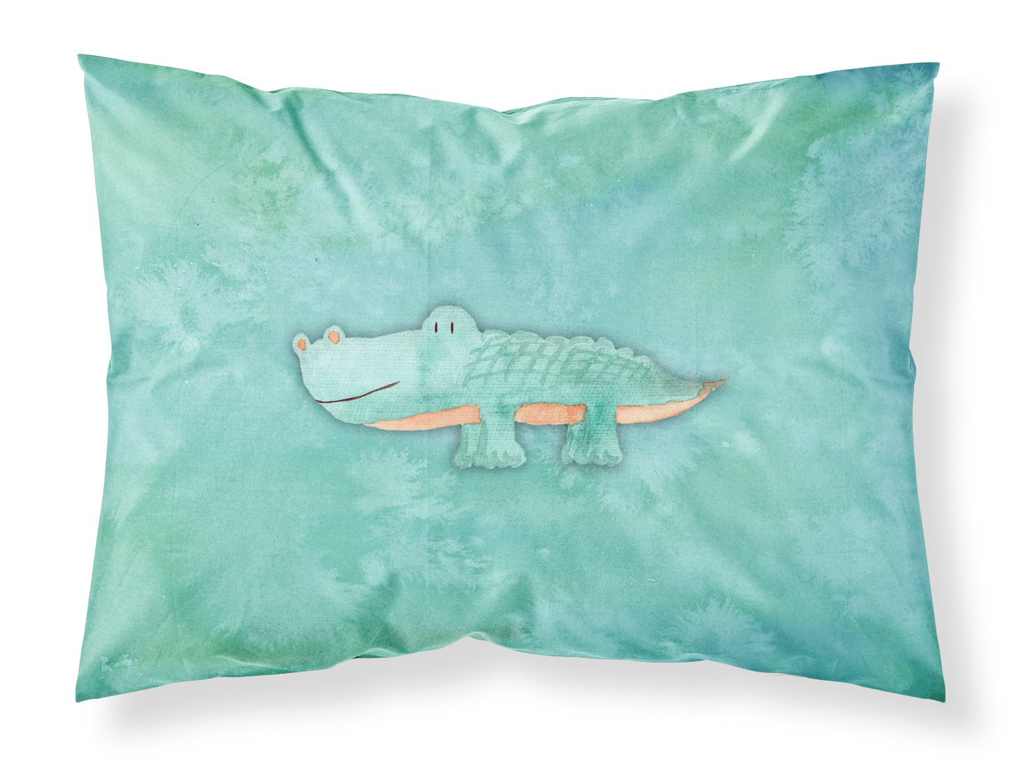 Alligator Watercolor Fabric Standard Pillowcase BB7385PILLOWCASE by Caroline's Treasures