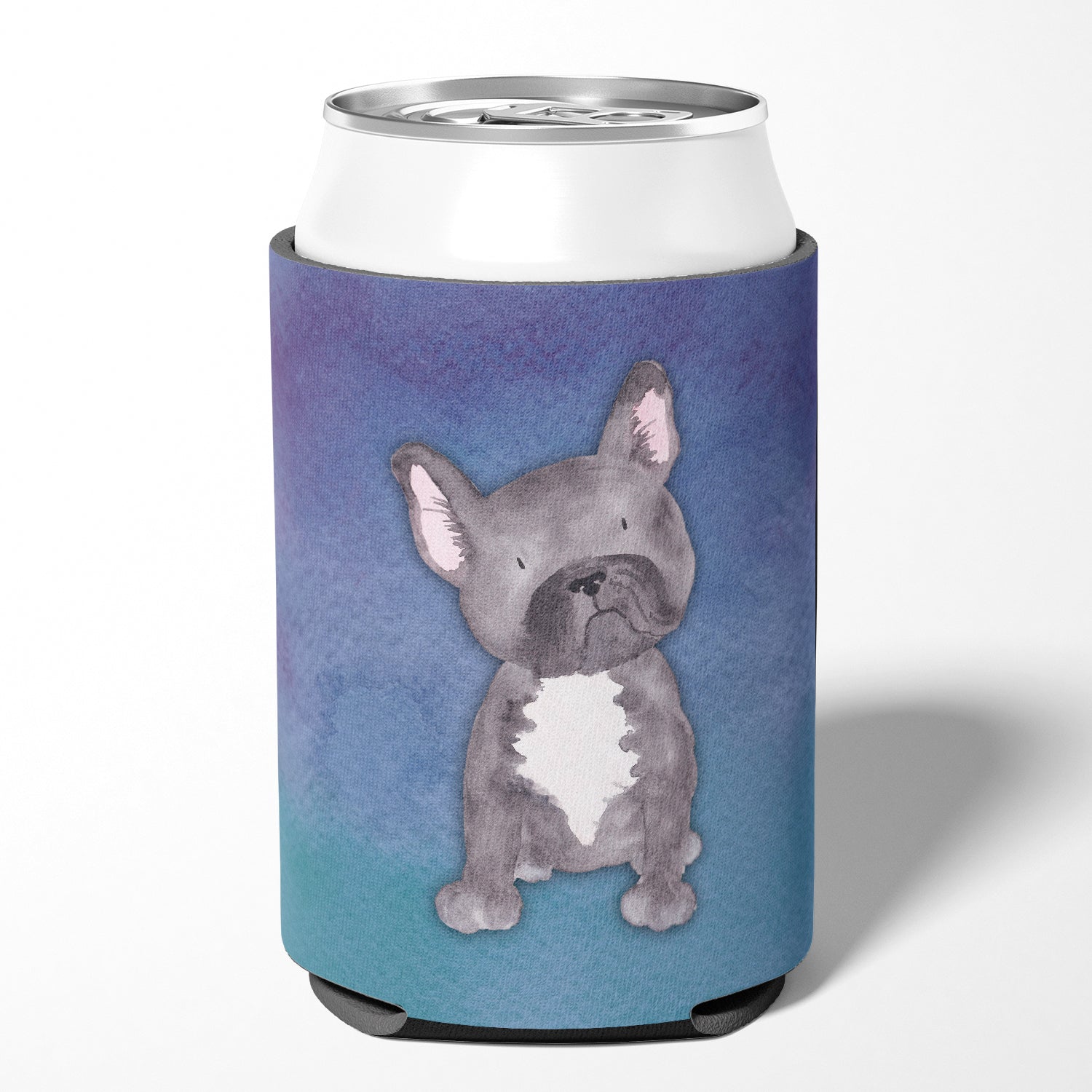 French Bulldog Watercolor Can or Bottle Hugger BB7395CC