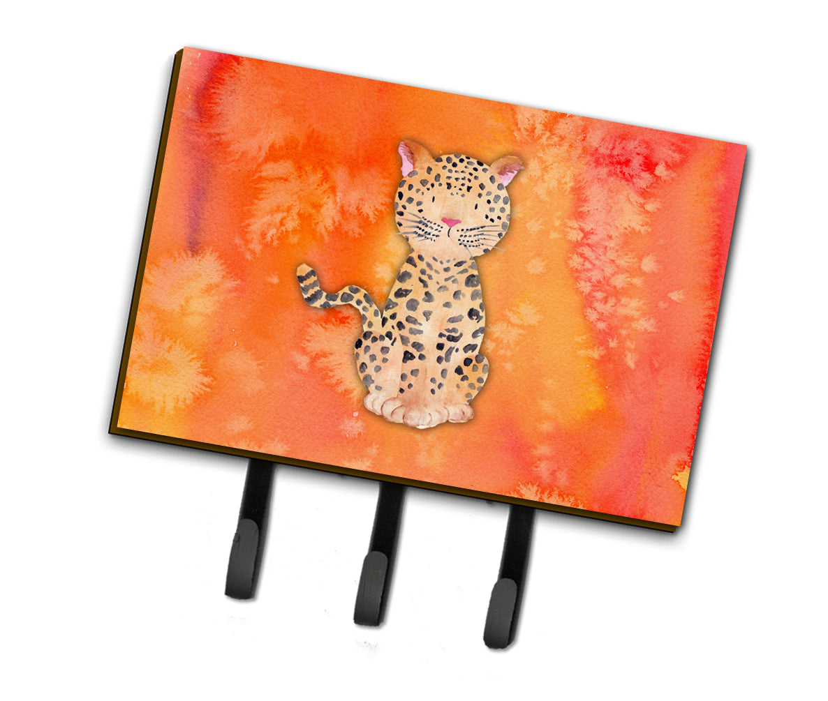 Leopard Watercolor Leash or Key Holder BB7396TH68