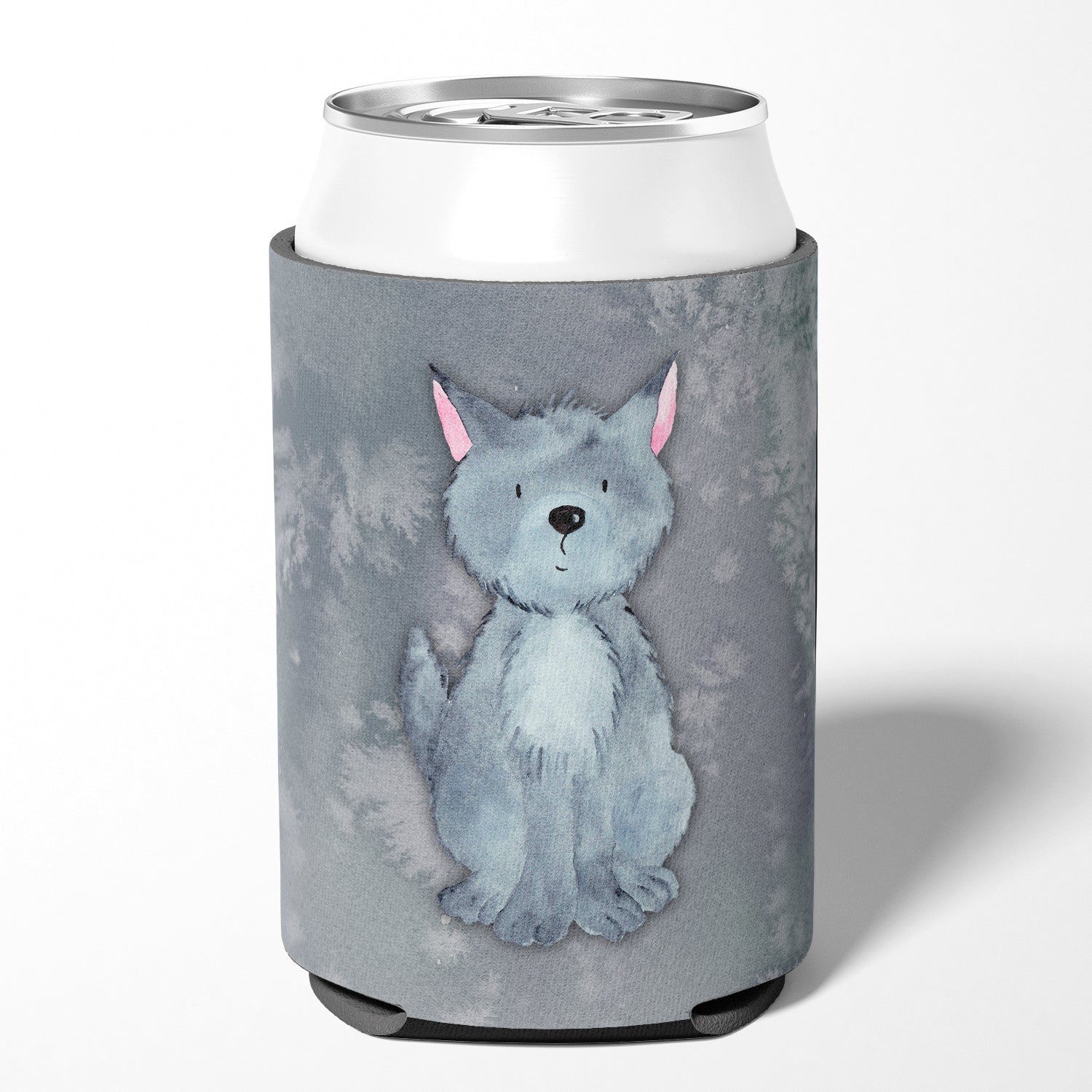 Wolf Watercolor Can or Bottle Hugger BB7398CC